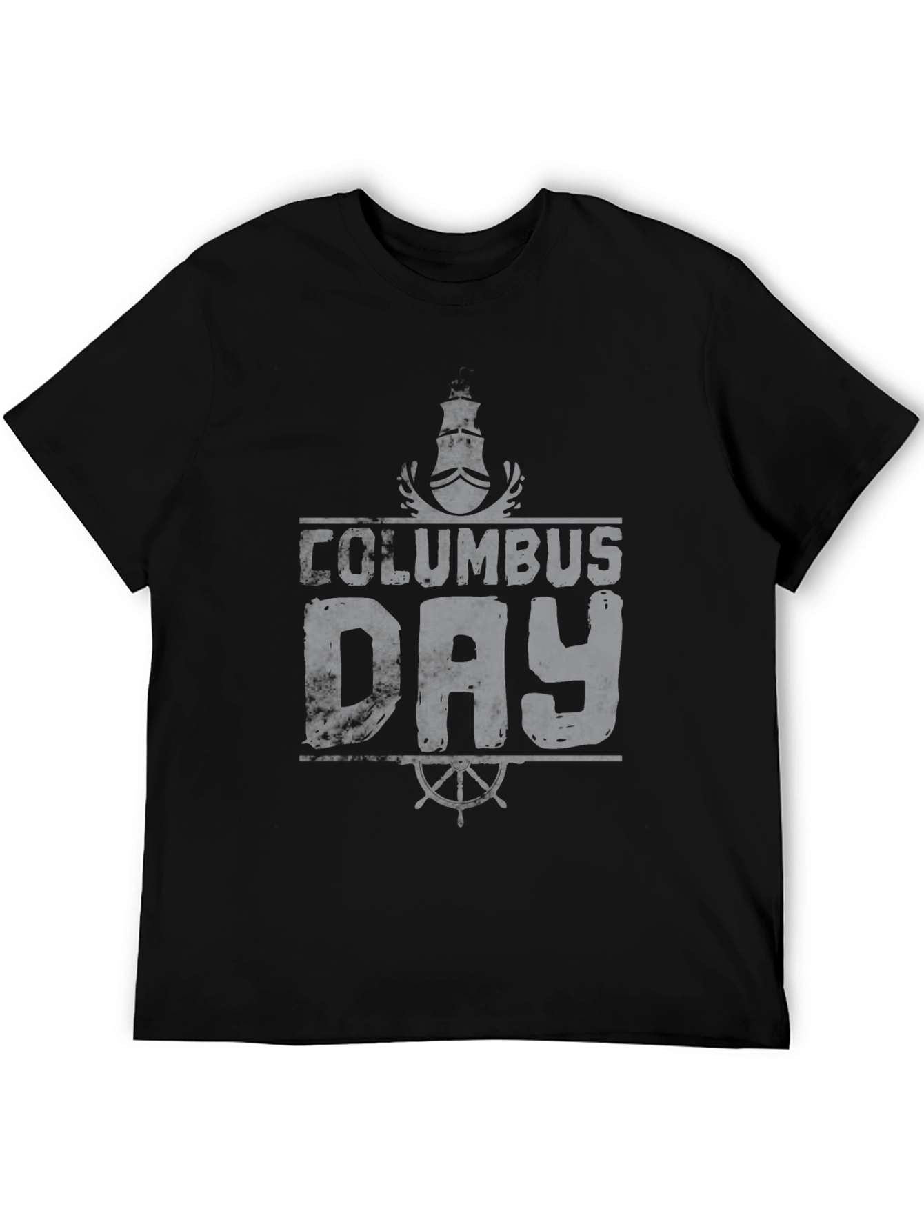 Columbus Day T-Shirt - Distressed Graphic Tee