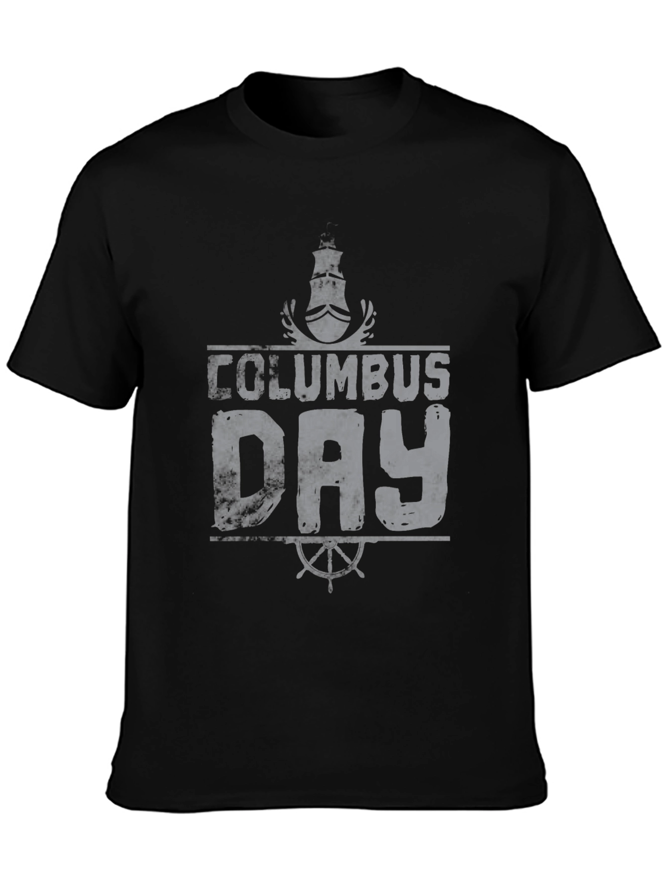 Columbus Day T-Shirt - Distressed Graphic Tee