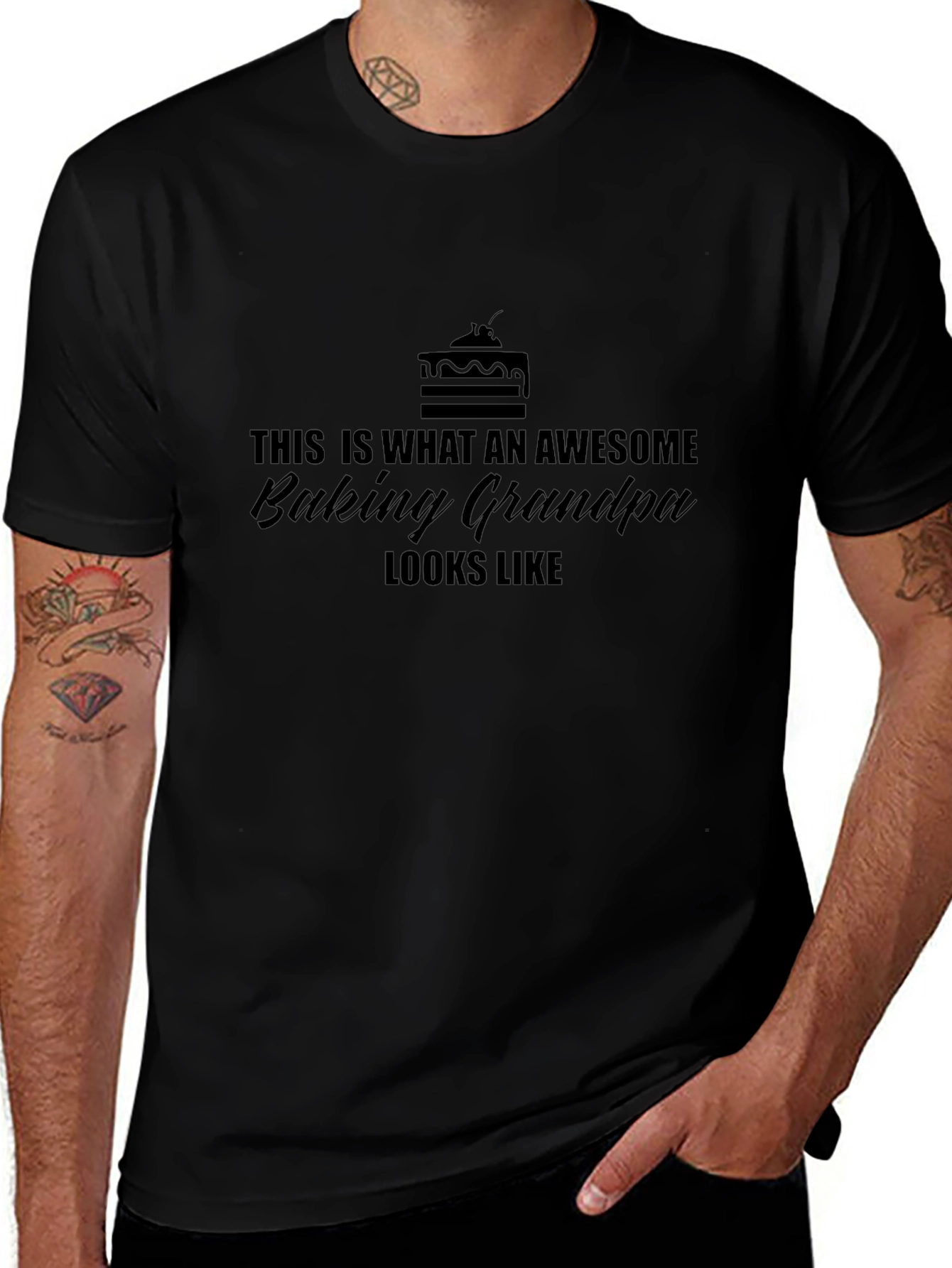 Awesome Baking Grandpa T-Shirt