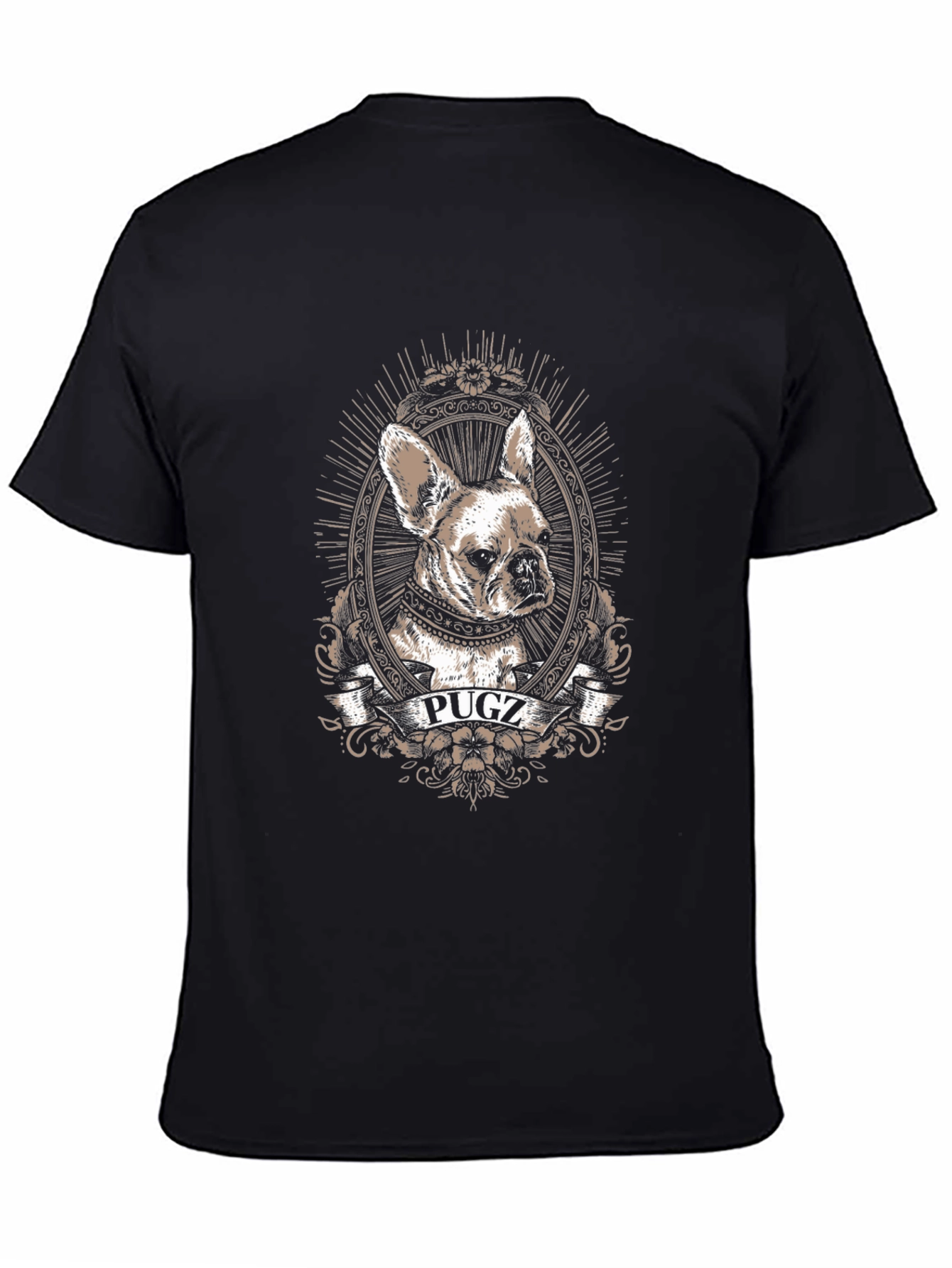 Pugz Dog Graphic T-Shirt - Unisex Crew Neck