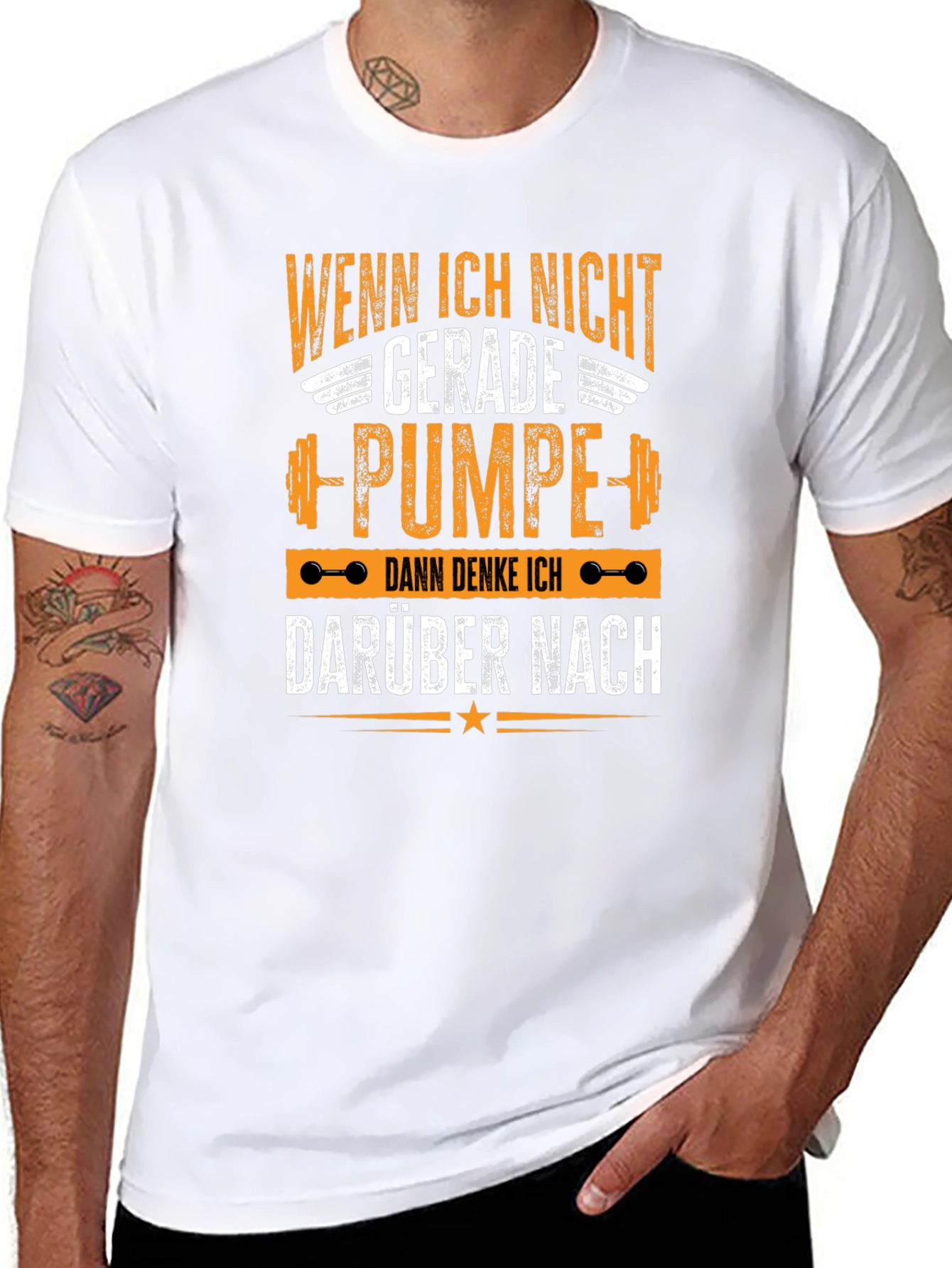 Workout Motivation T-Shirt - Wenn Ich Nicht Pumpe