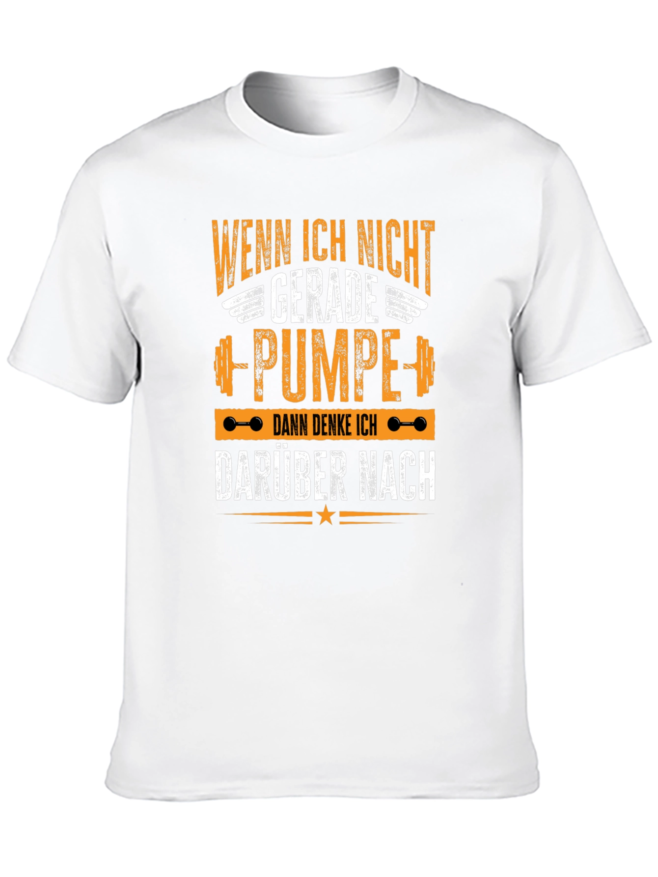 Workout Motivation T-Shirt - Wenn Ich Nicht Pumpe