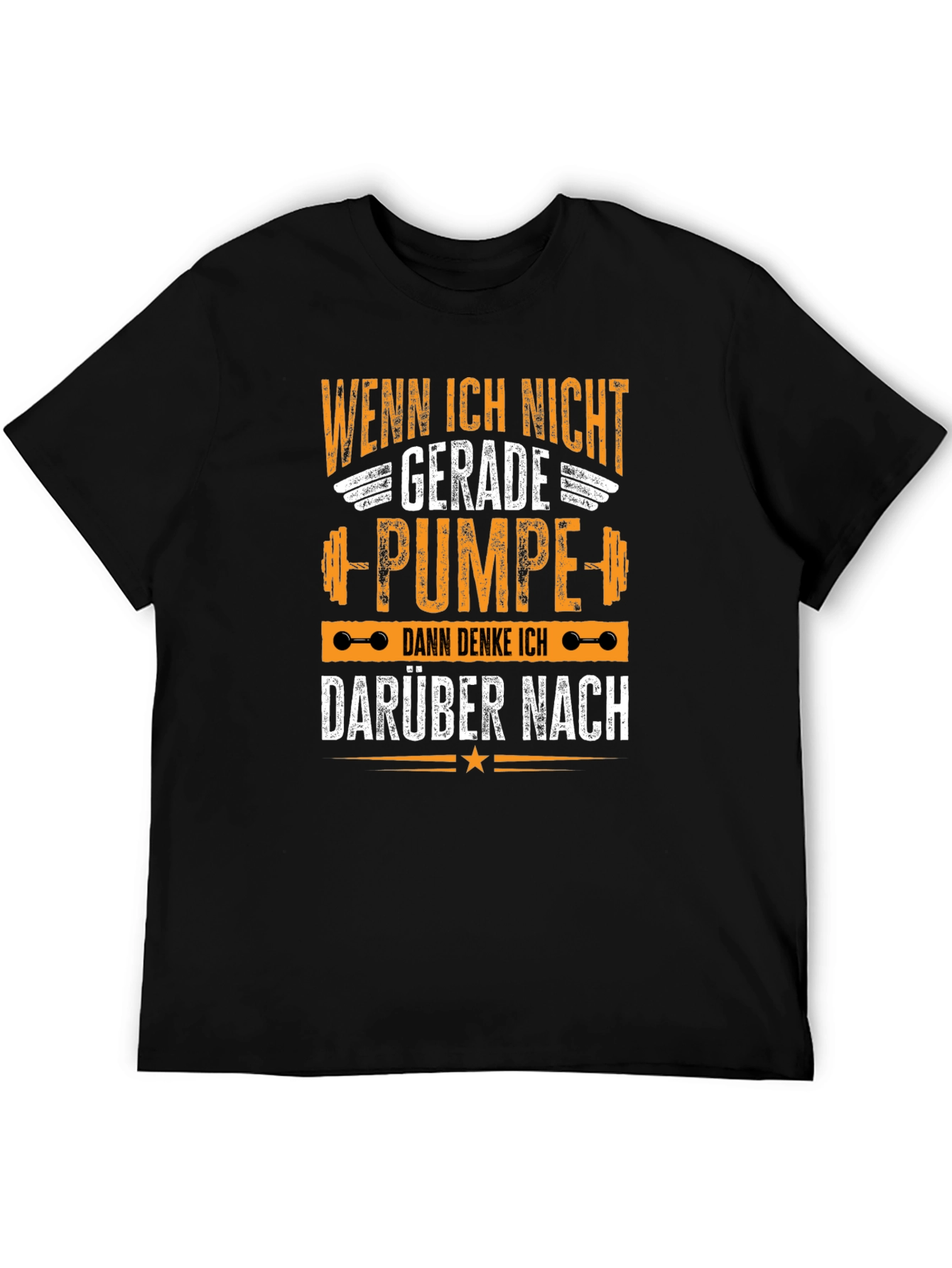 Workout Motivation T-Shirt - Wenn Ich Nicht Pumpe