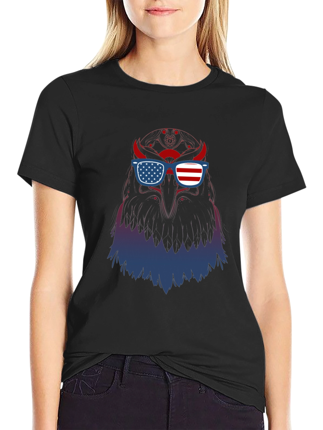 Patriotic Eagle Graphic Tee