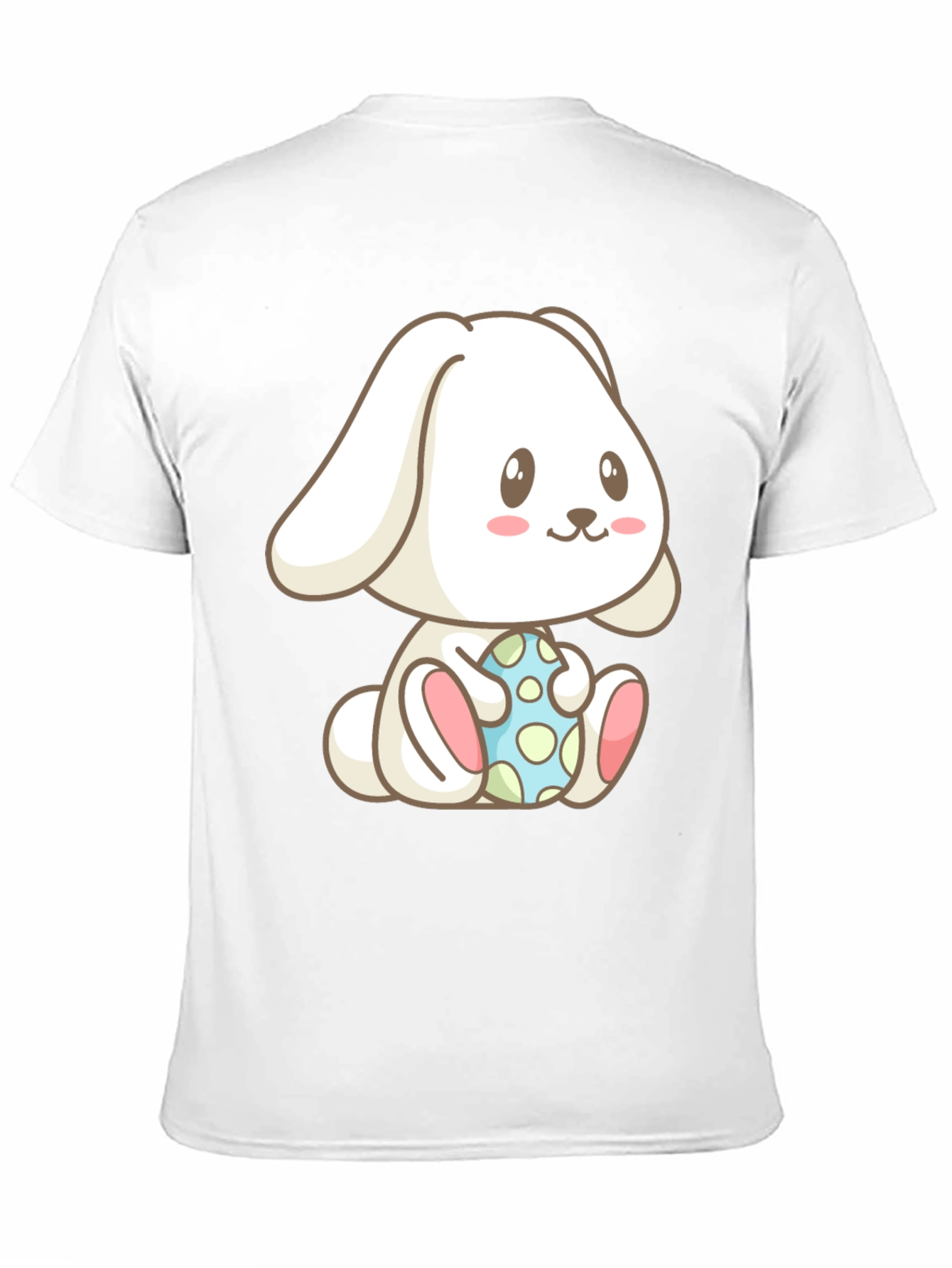 Cute Bunny with Easter Egg Graphic T-Shirt