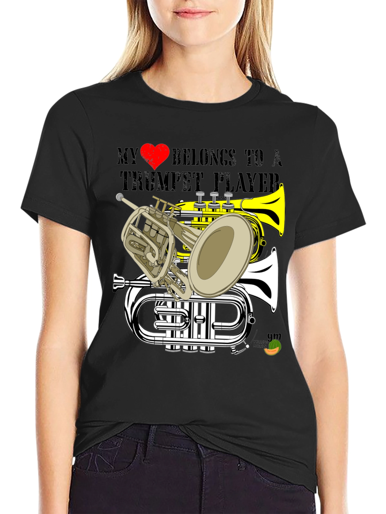 Trumpet Player T-Shirt - Music Lover Gift