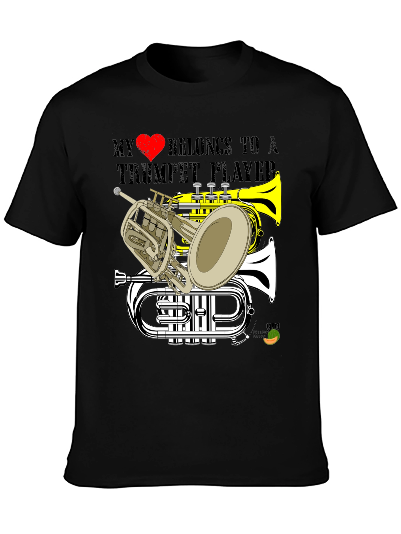 Trumpet Player T-Shirt - Music Lover Gift