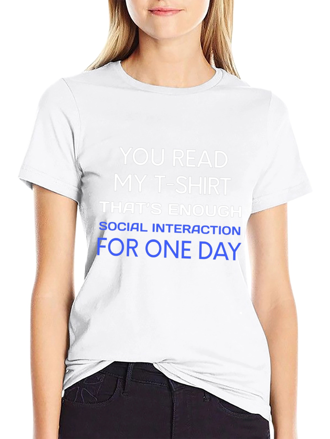 Funny Social Interaction T-Shirt