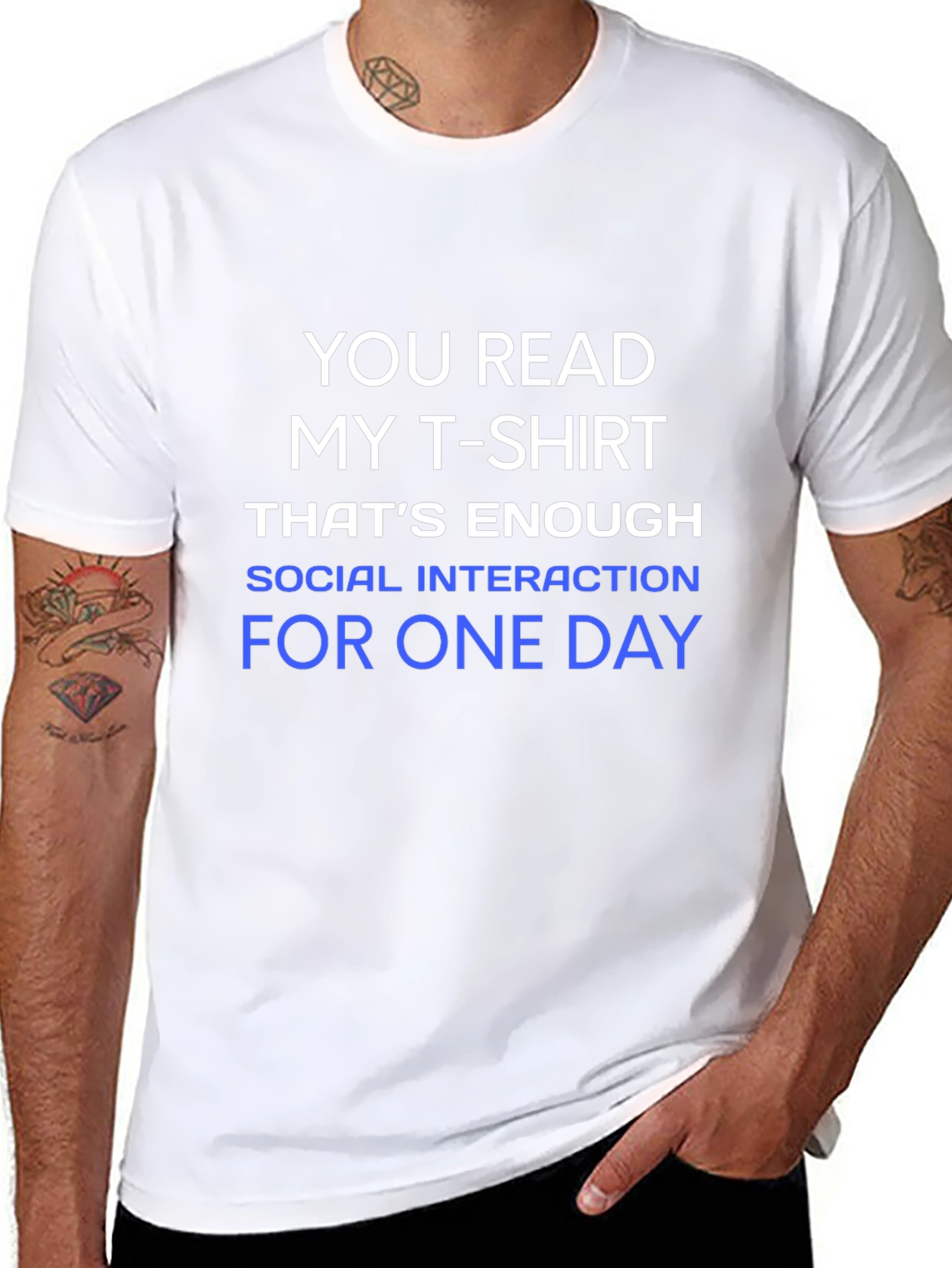 Funny Social Interaction T-Shirt