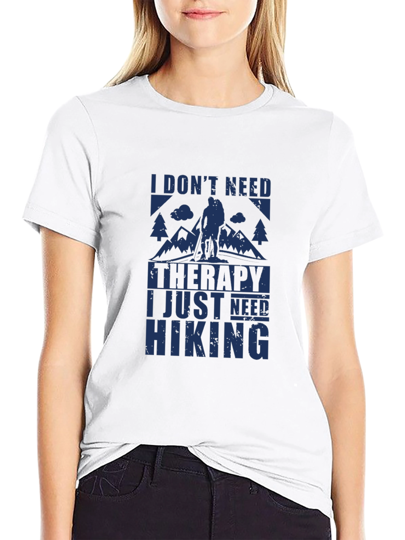 Hiking Therapy Graphic Tee - Outdoor Adventure Shirt