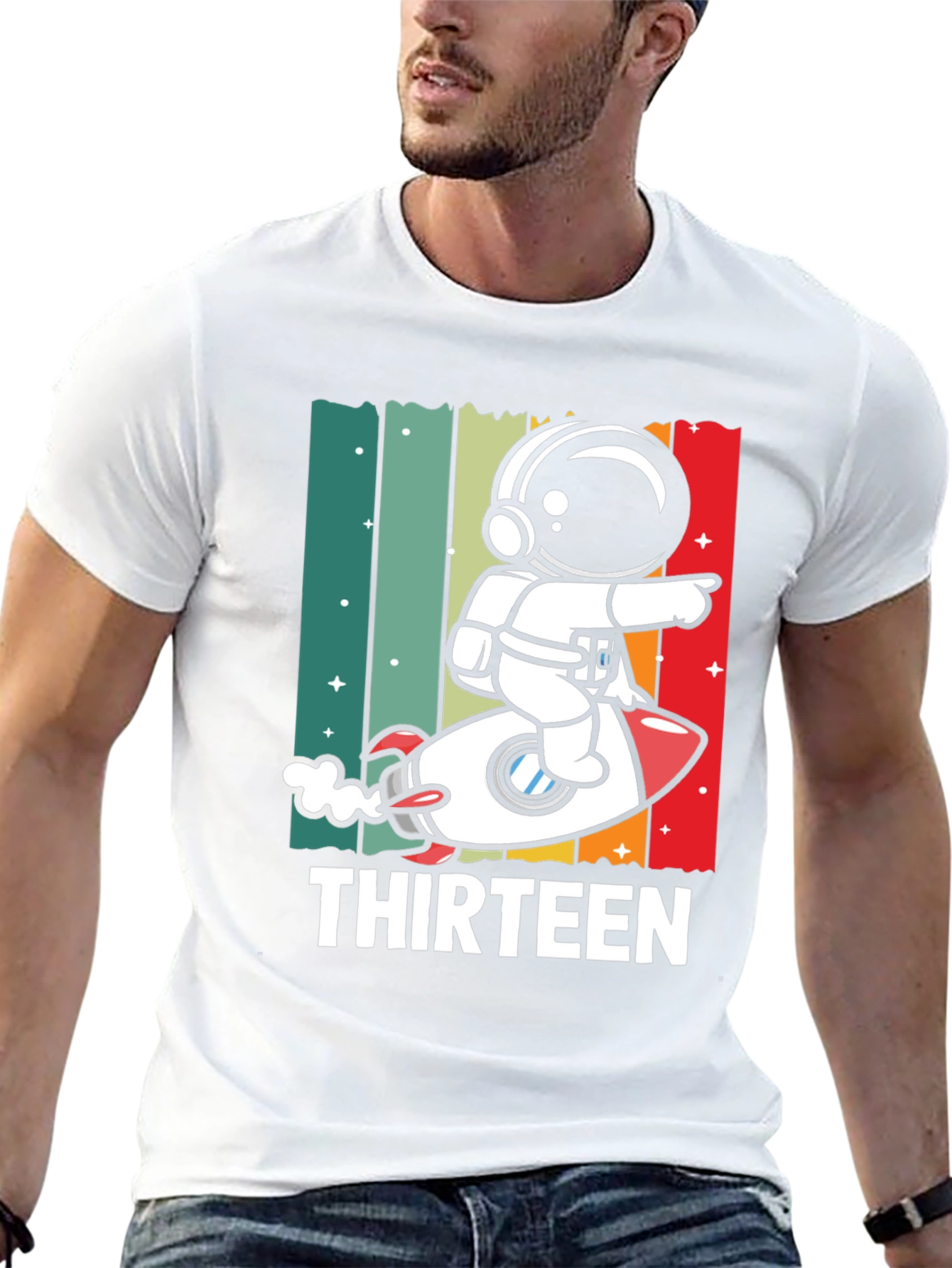 Thirteen Astronaut Rocket T-Shirt