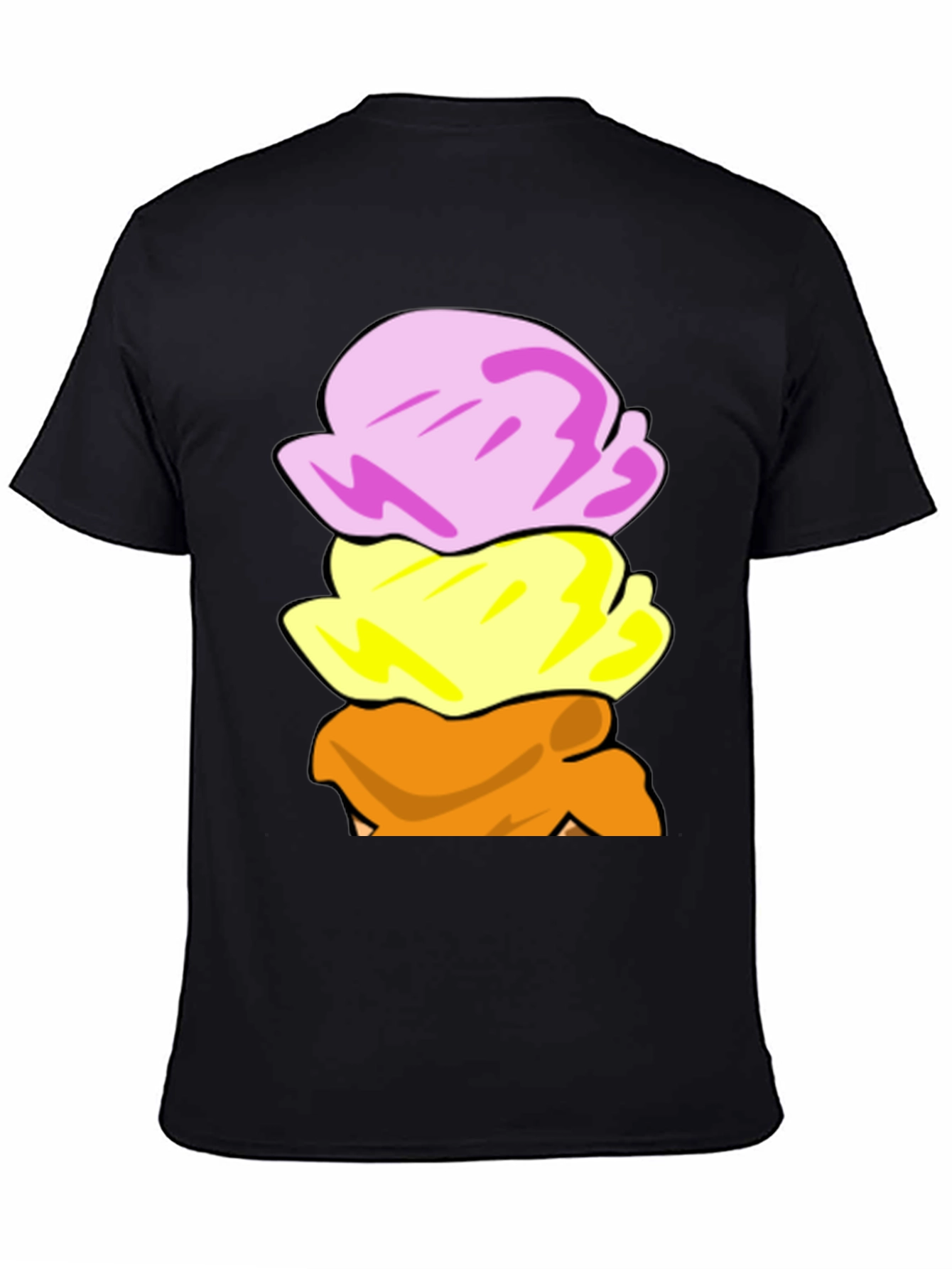 Ice Cream Scoop Stack Graphic T-Shirt