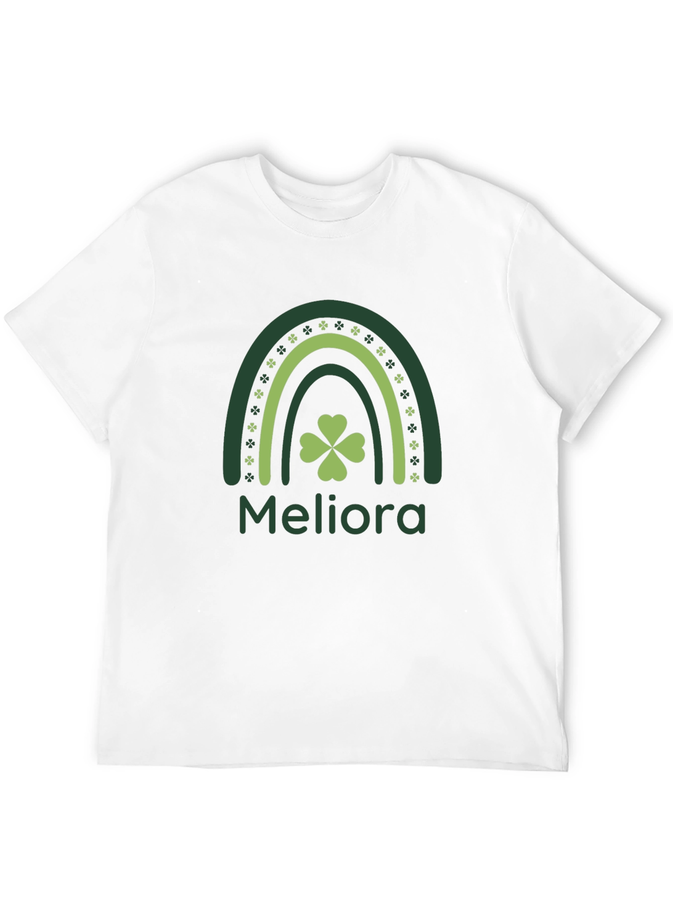 Meliora Shamrock Rainbow St. Patricks Day T-Shirt