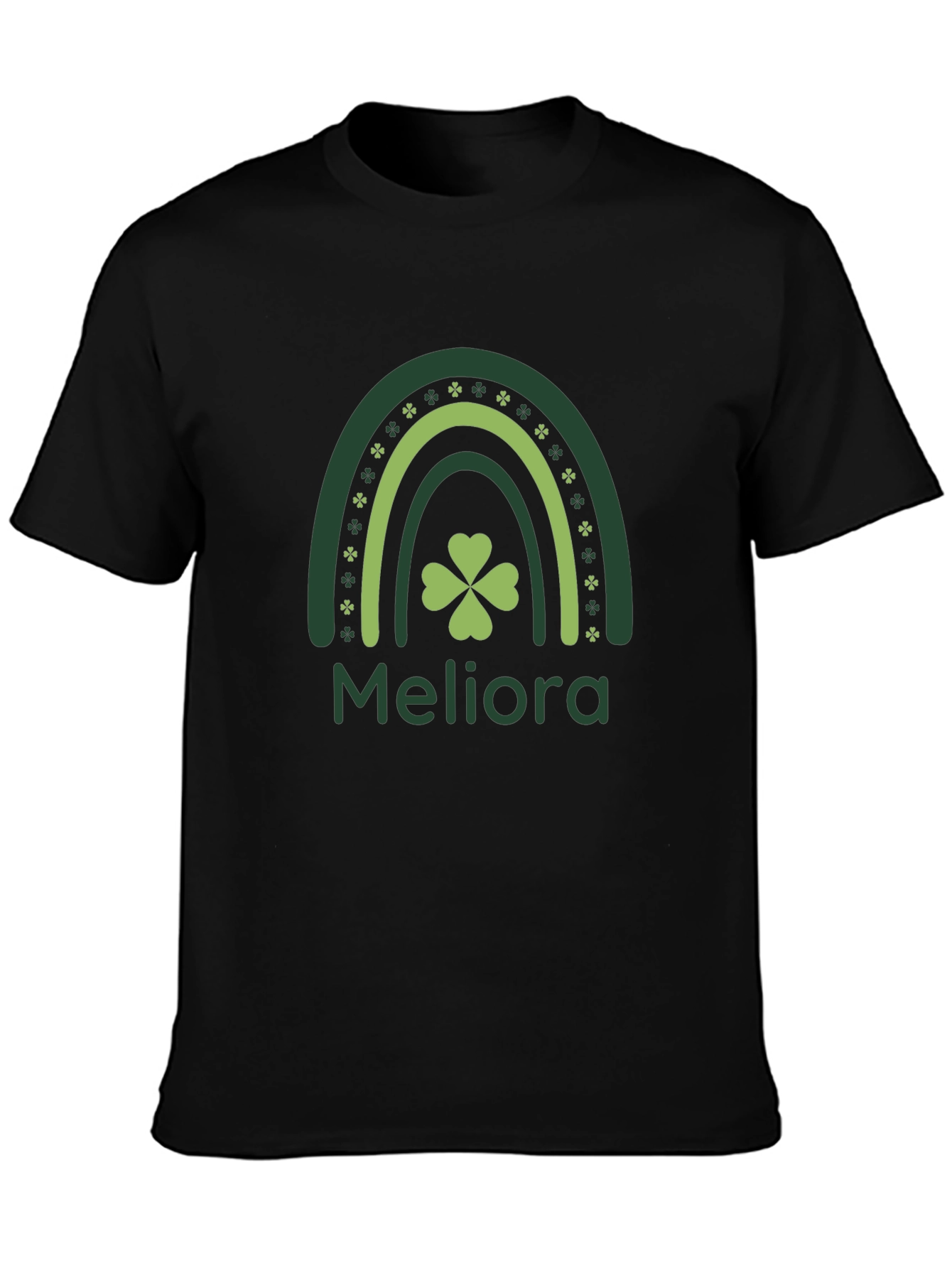 Meliora Shamrock Rainbow St. Patricks Day T-Shirt