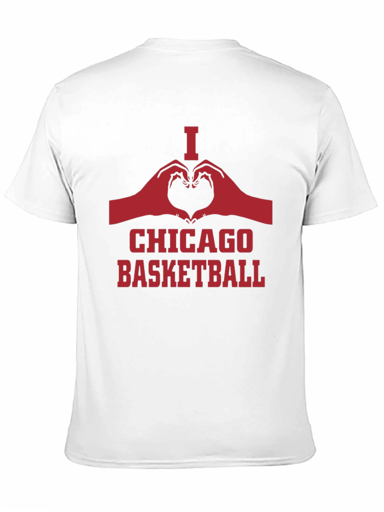 I Love Chicago Basketball T-Shirt