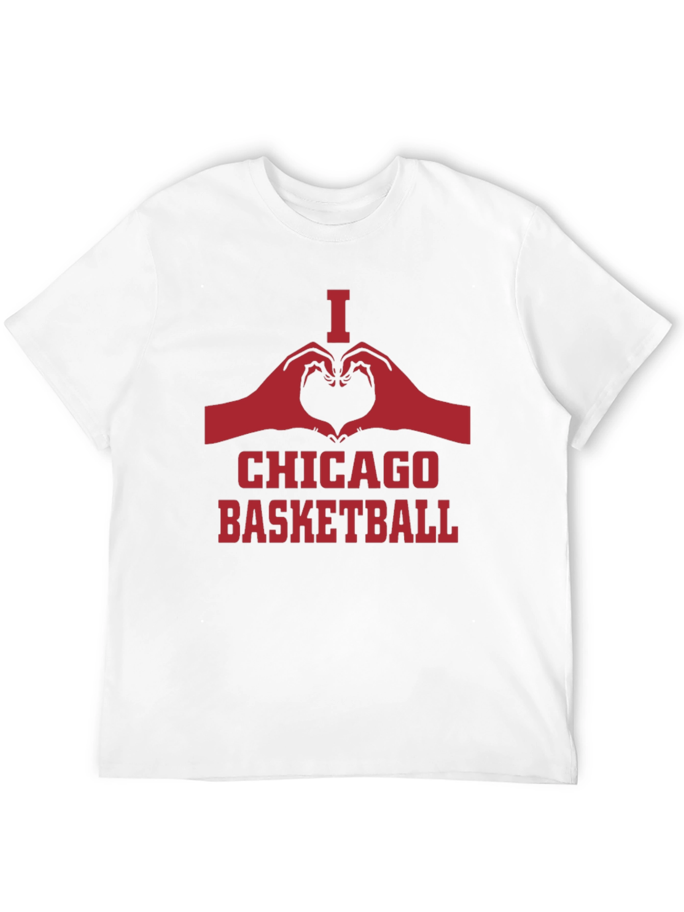 I Love Chicago Basketball T-Shirt