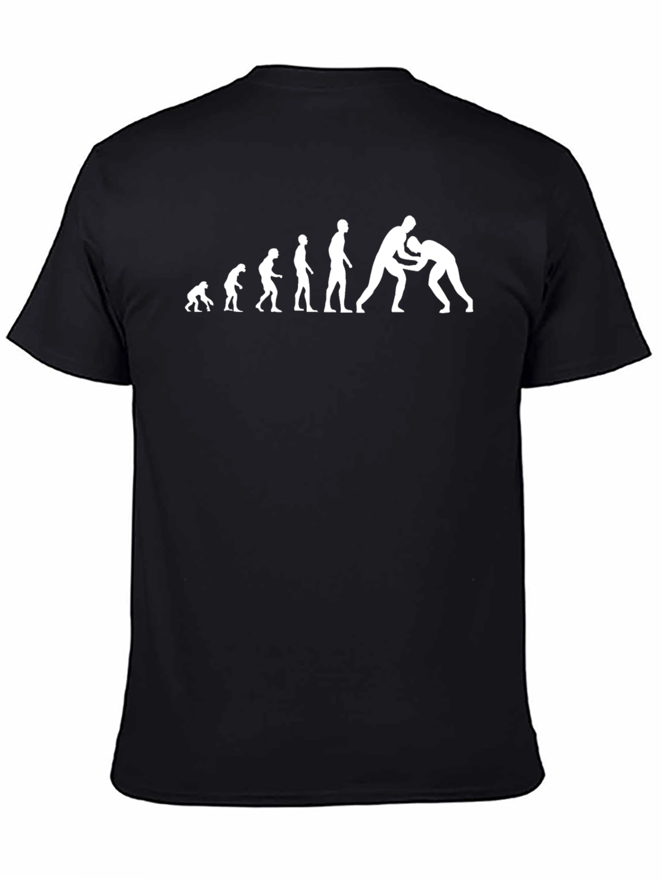 Evolution of Wrestling Black T-Shirt