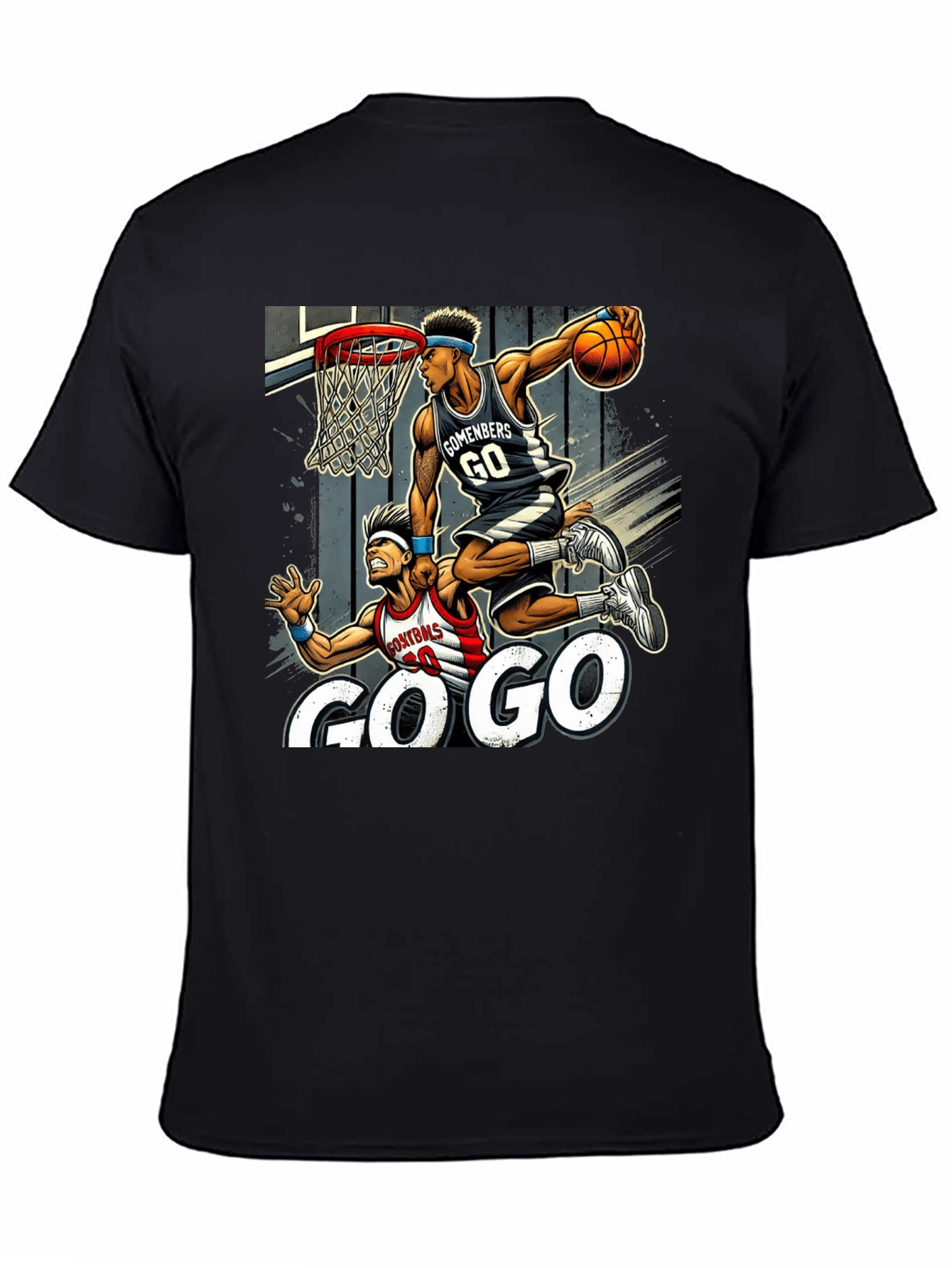 Go Go Basketball Graphic T-Shirt