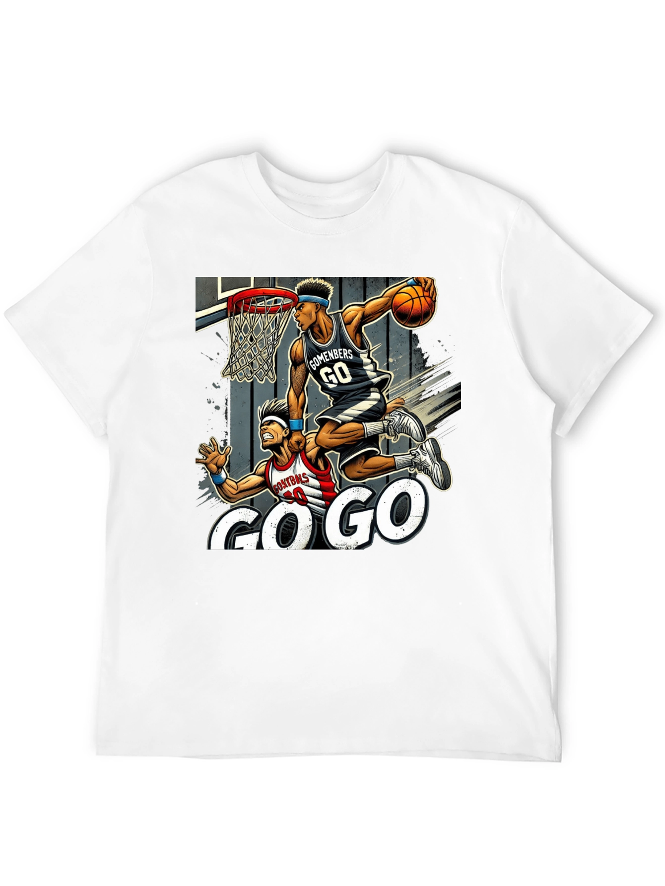 Go Go Basketball Graphic T-Shirt