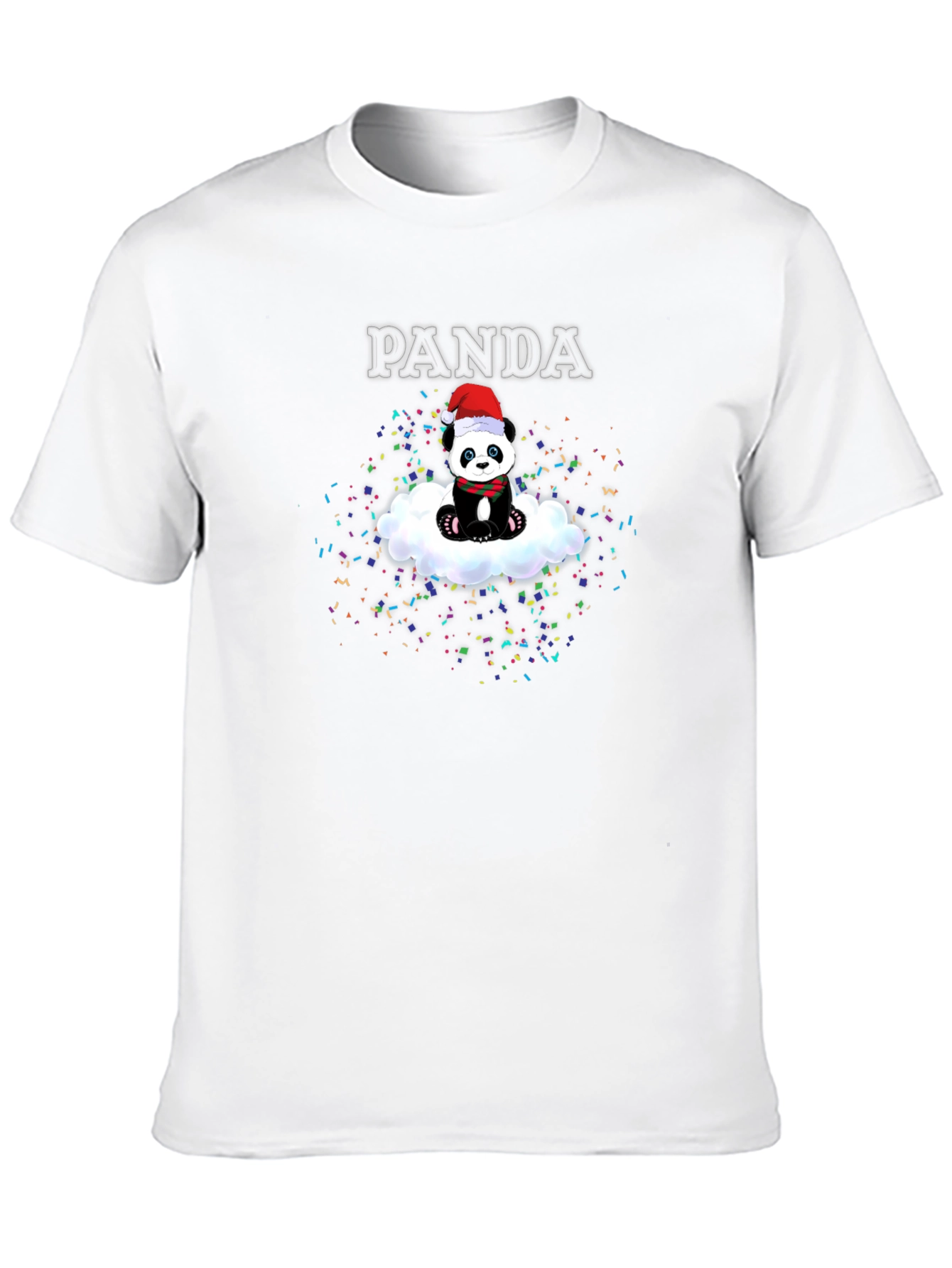 Panda Cloud Christmas T-Shirt