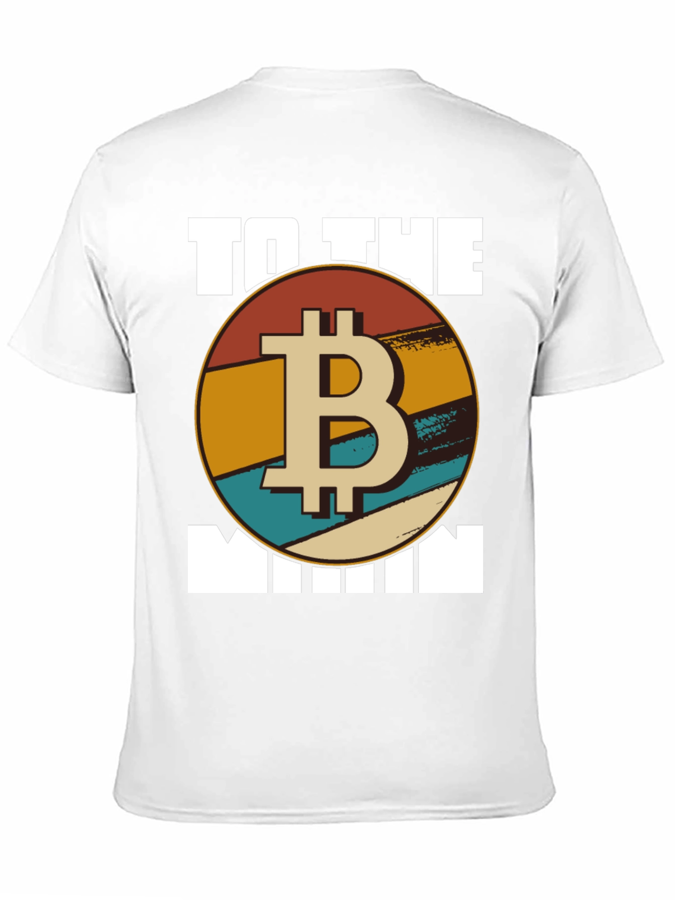 Bitcoin To The Moon T-Shirt - Retro Crypto Tee
