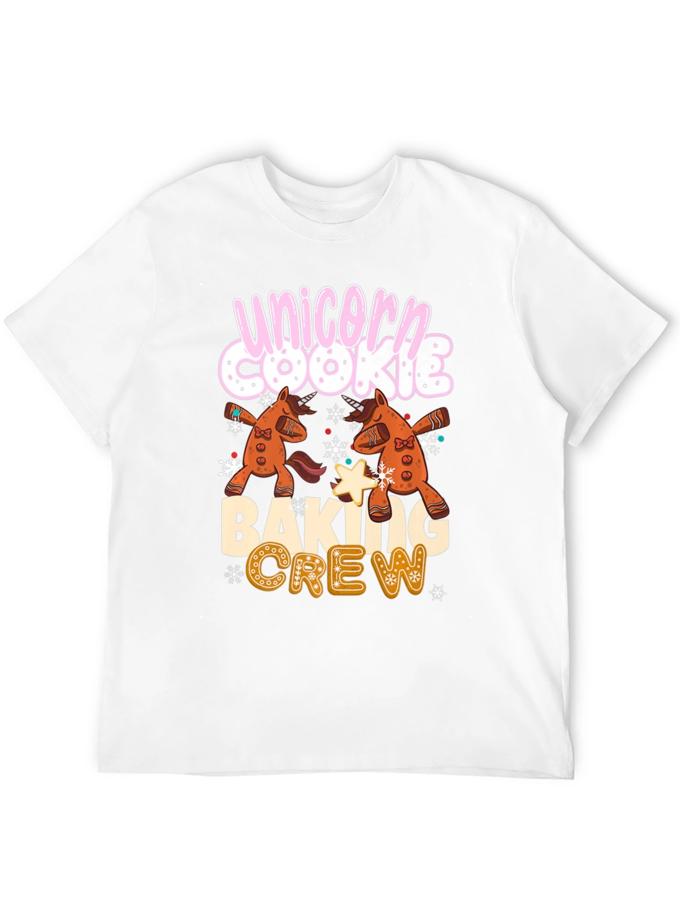 Unicorn Cookie Baking Crew T-Shirt