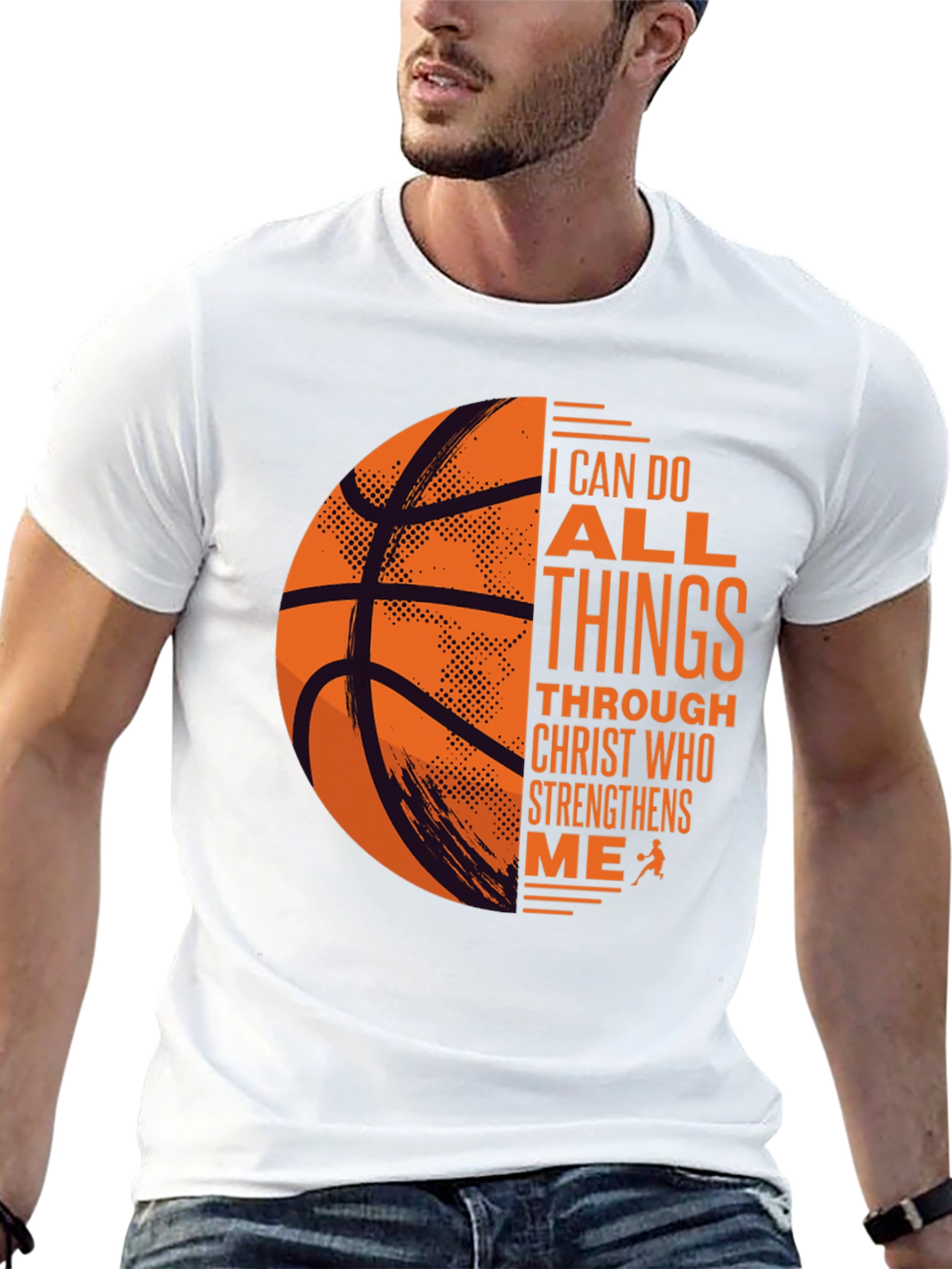 Basketball Christian T-Shirt: I Can Do All Things