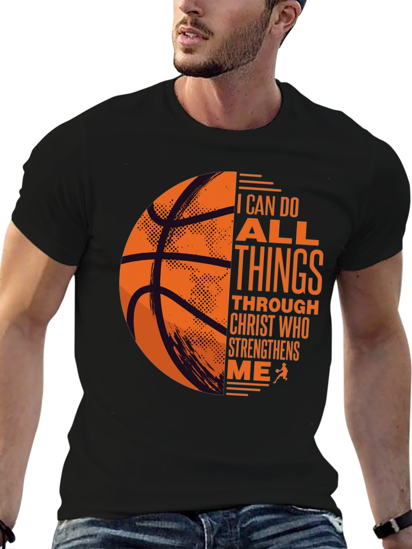 Basketball Christian T-Shirt: I Can Do All Things