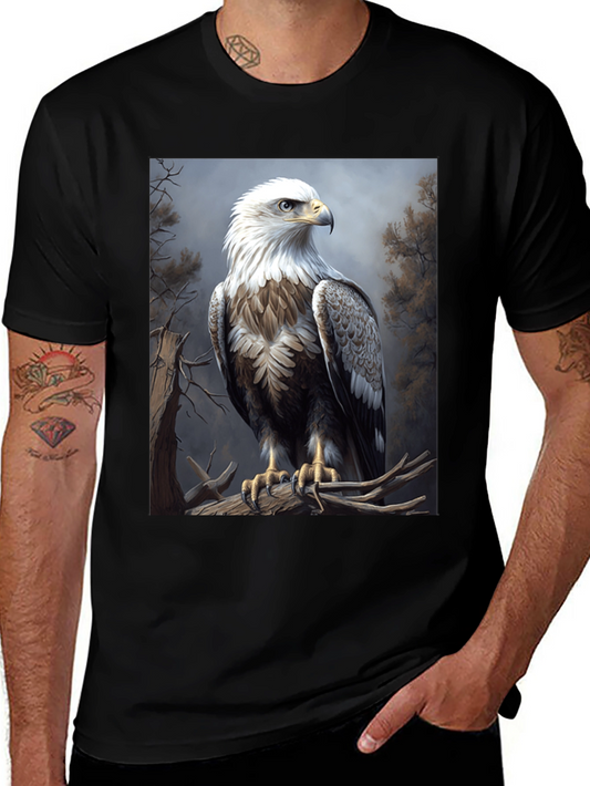 Eagle Graphic Tee - Majestic Bird Print