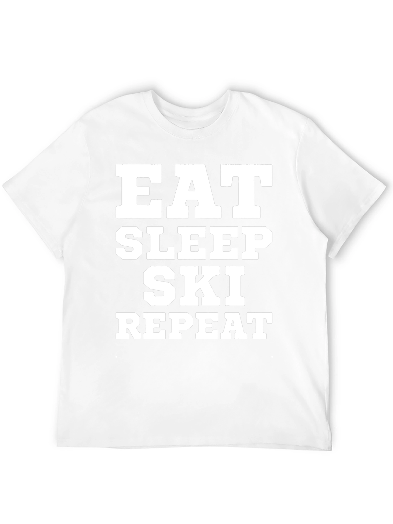 Eat Sleep Ski Repeat Graphic Tee
