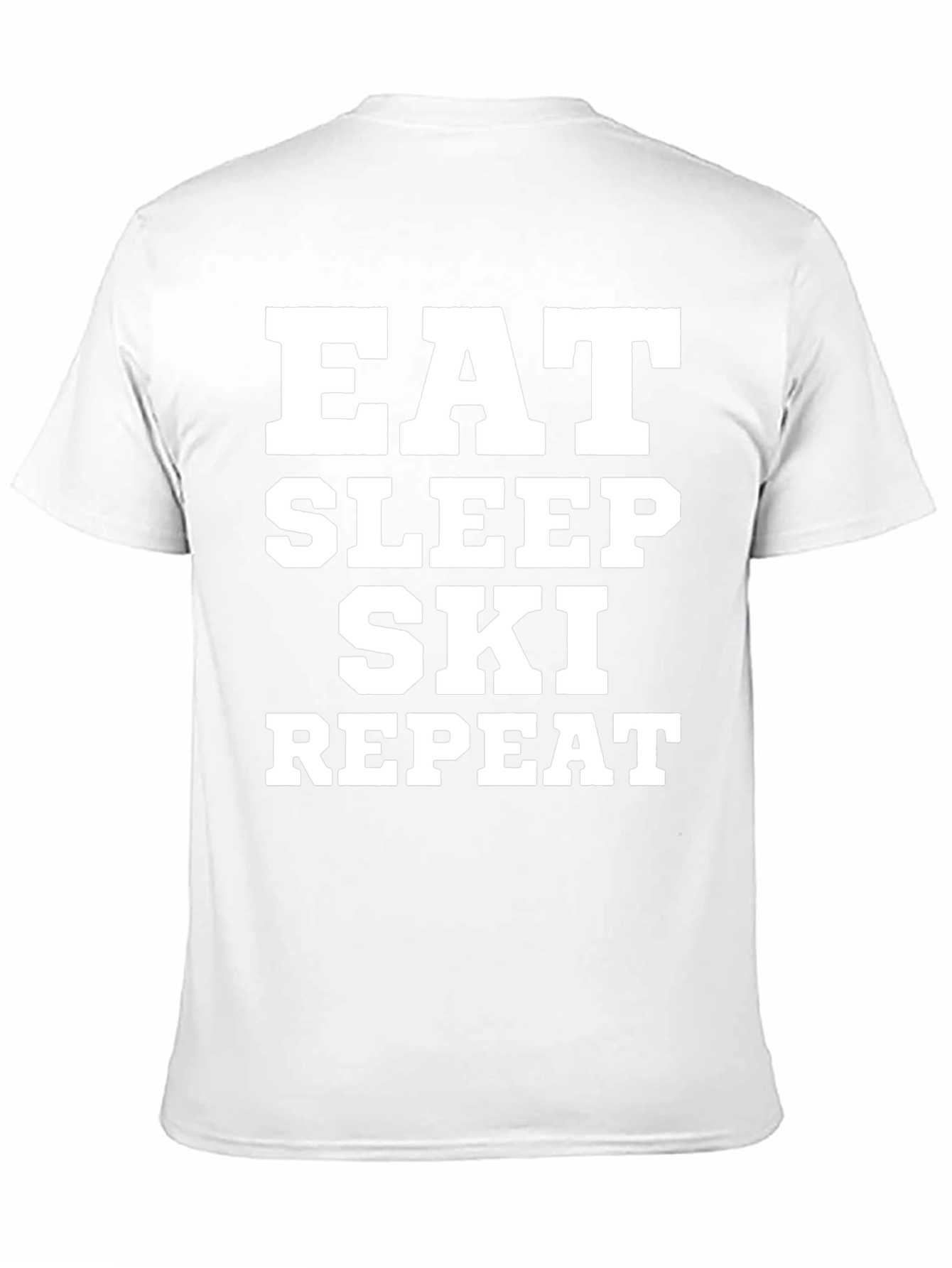 Eat Sleep Ski Repeat Graphic Tee