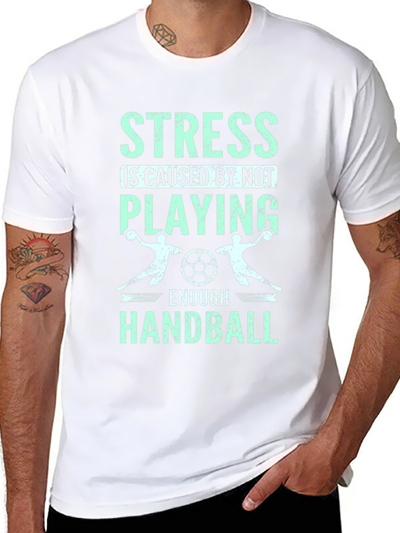 Handball Lovers T-Shirt: Stress Relief Design