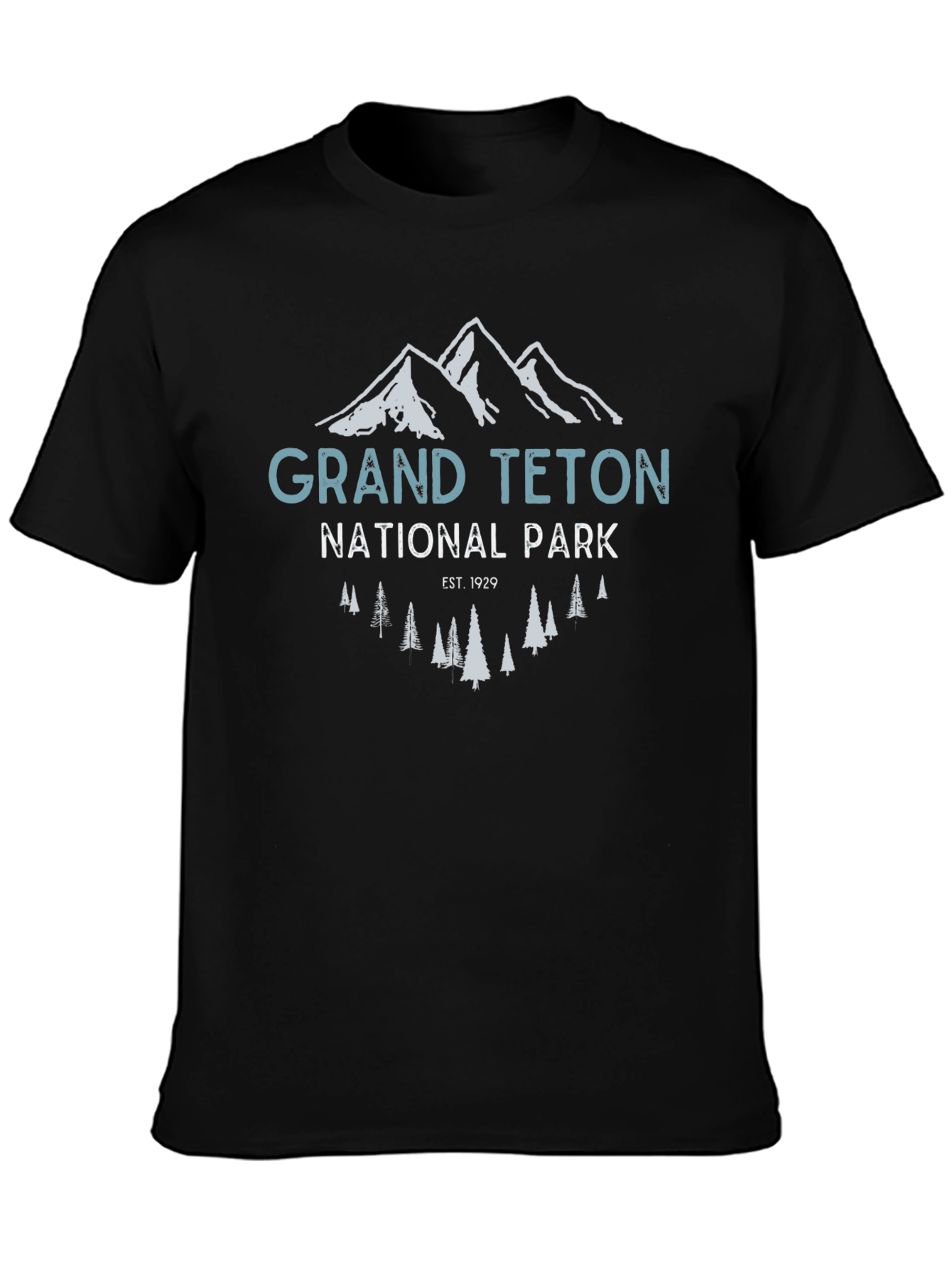 Grand Teton National Park Graphic Tee - Black