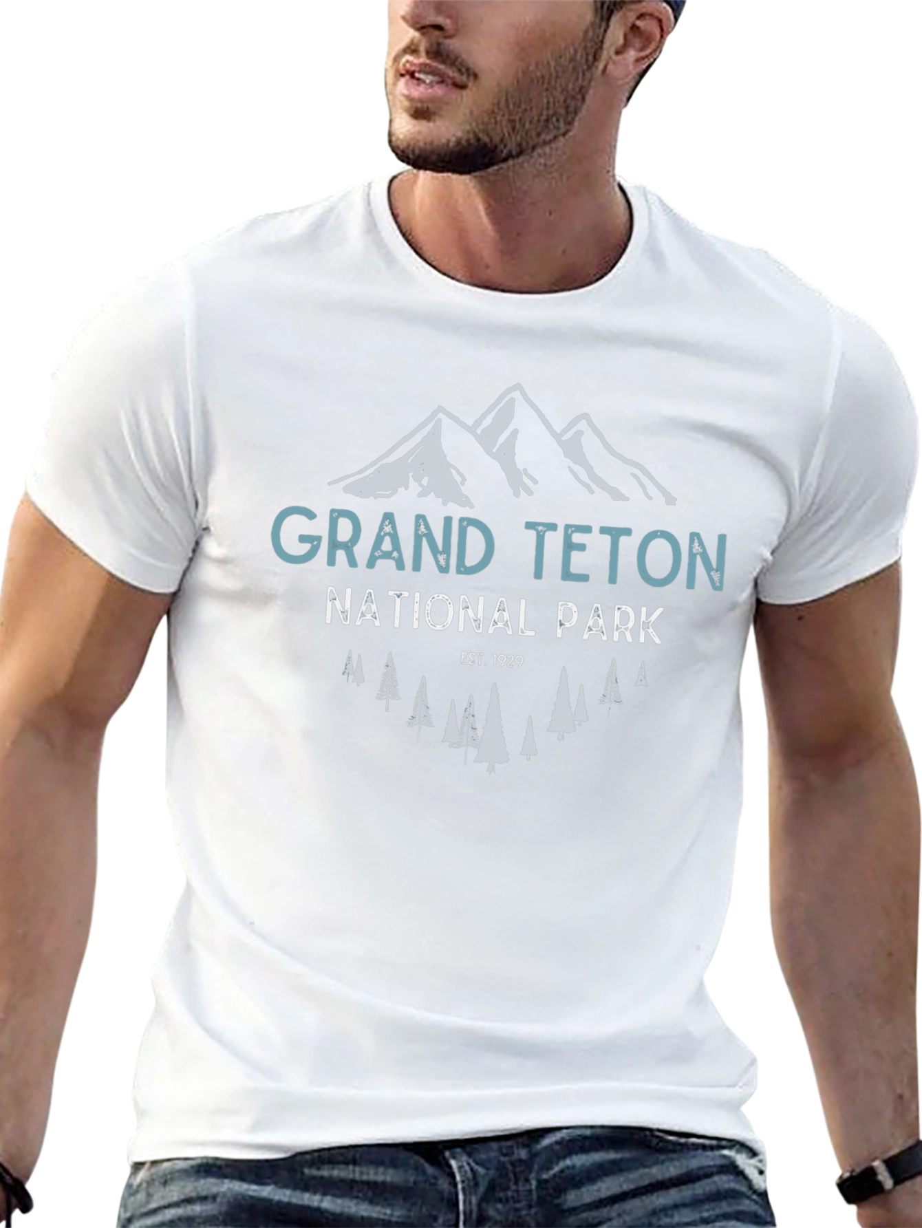 Grand Teton National Park Graphic Tee - Black