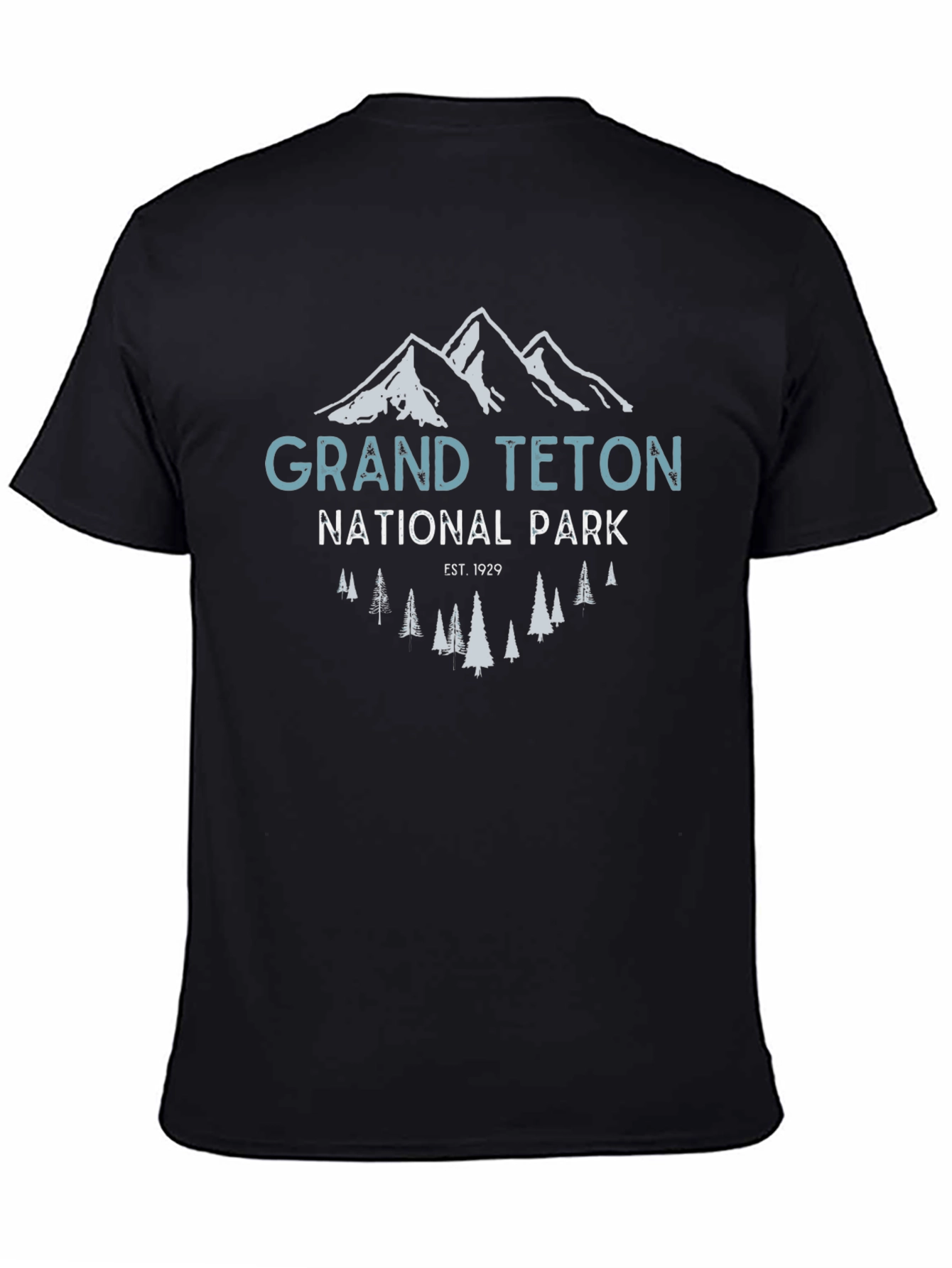 Grand Teton National Park Graphic Tee - Black