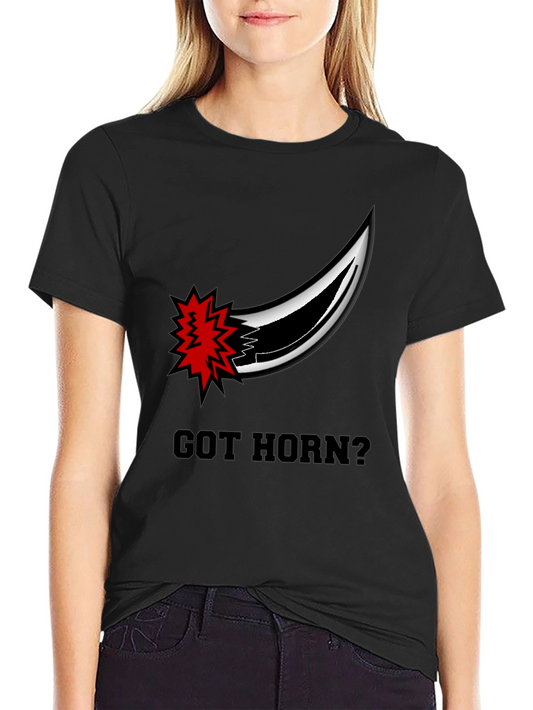 Got Horn? Graphic Black T-Shirt