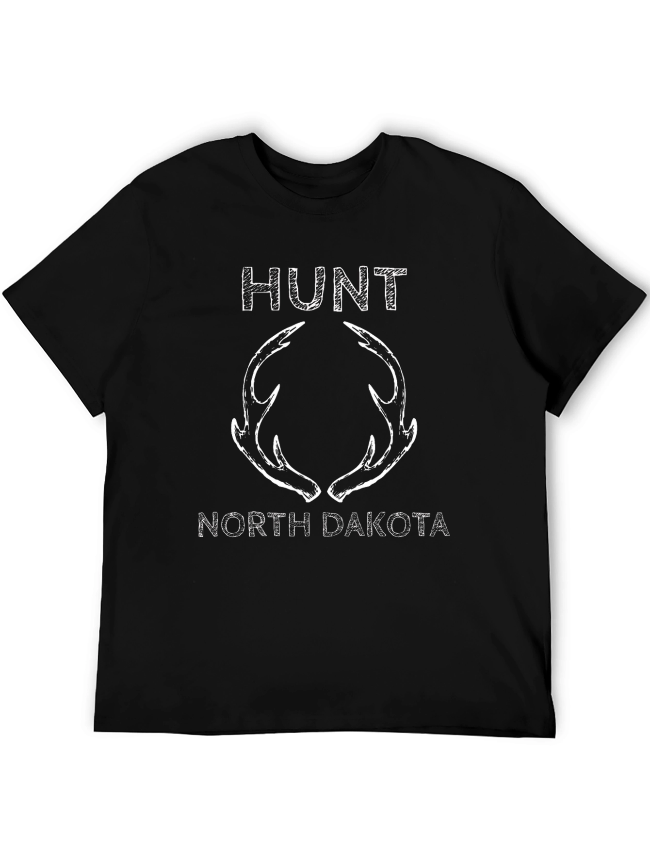 Hunt North Dakota Antler T-Shirt