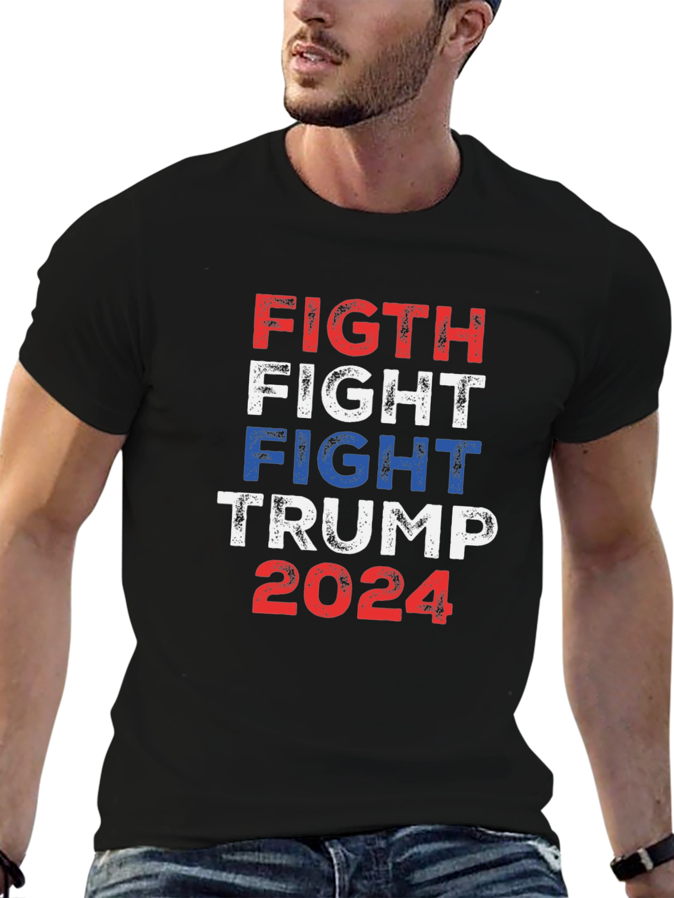 Fight Trump 2024 Graphic Tee