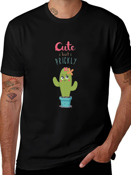 Cute But Prickly Cactus Graphic T-Shirt