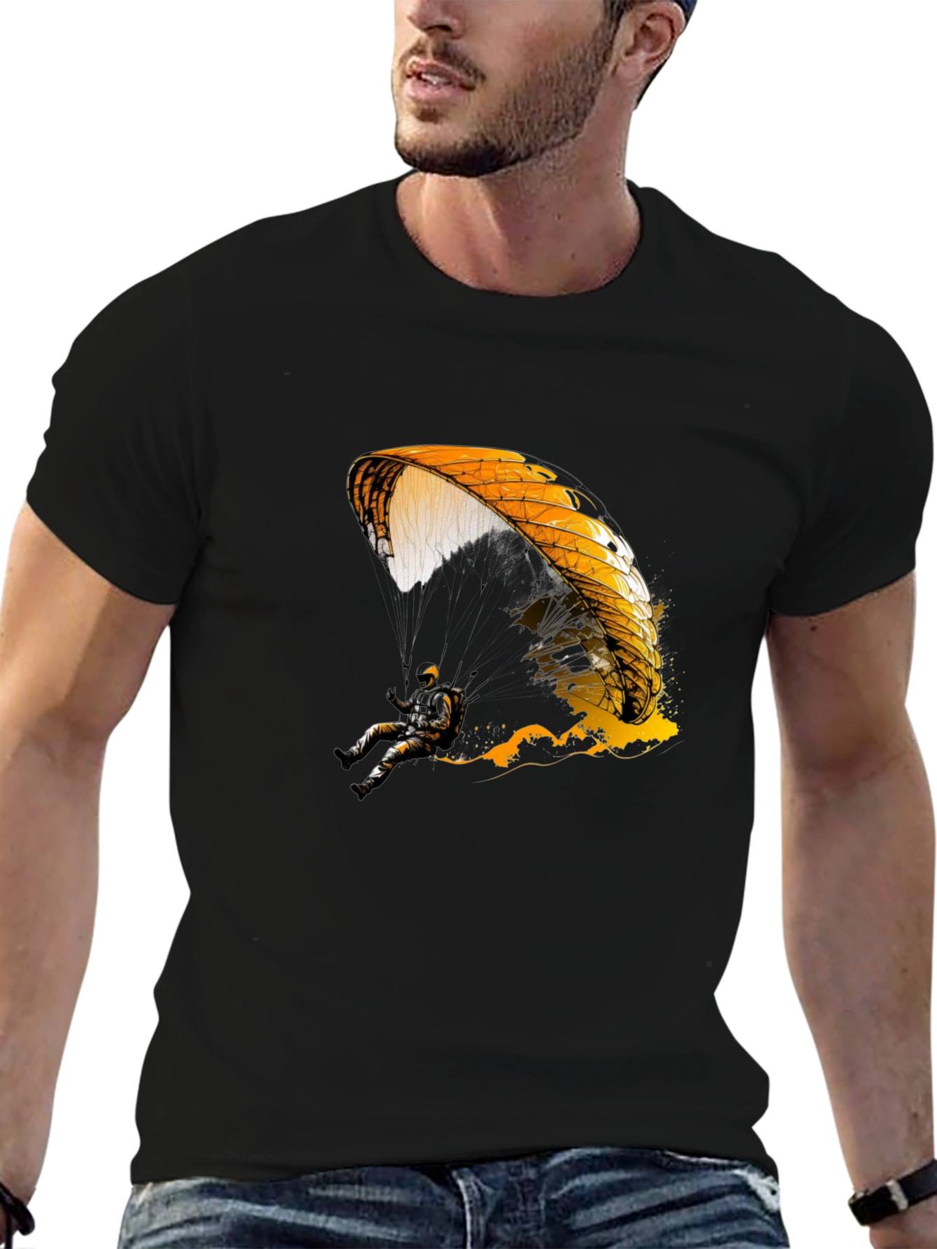 Paragliding Graphic T-Shirt | Unique Design