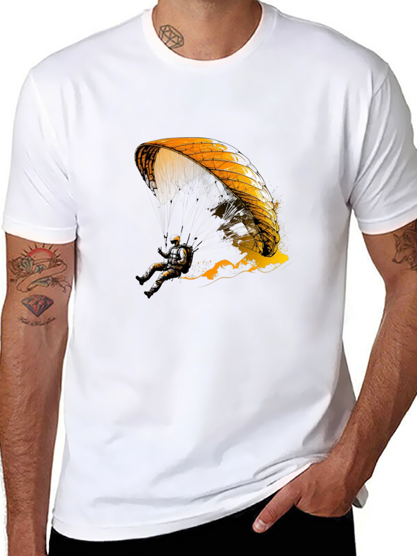 Paragliding Graphic T-Shirt | Unique Design
