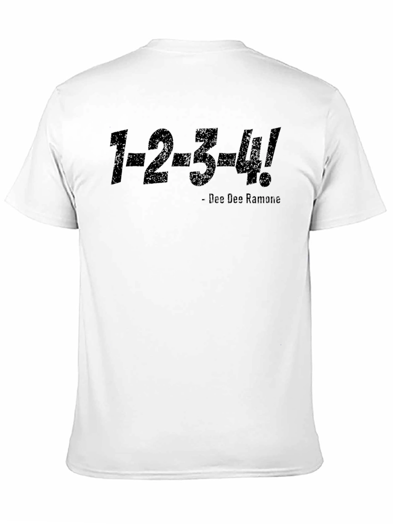Dee Dee Ramone 1-2-3-4! Graphic T-Shirt