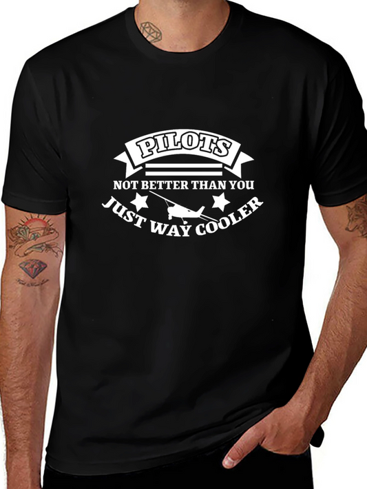 Pilots Way Cooler Graphic T-Shirt