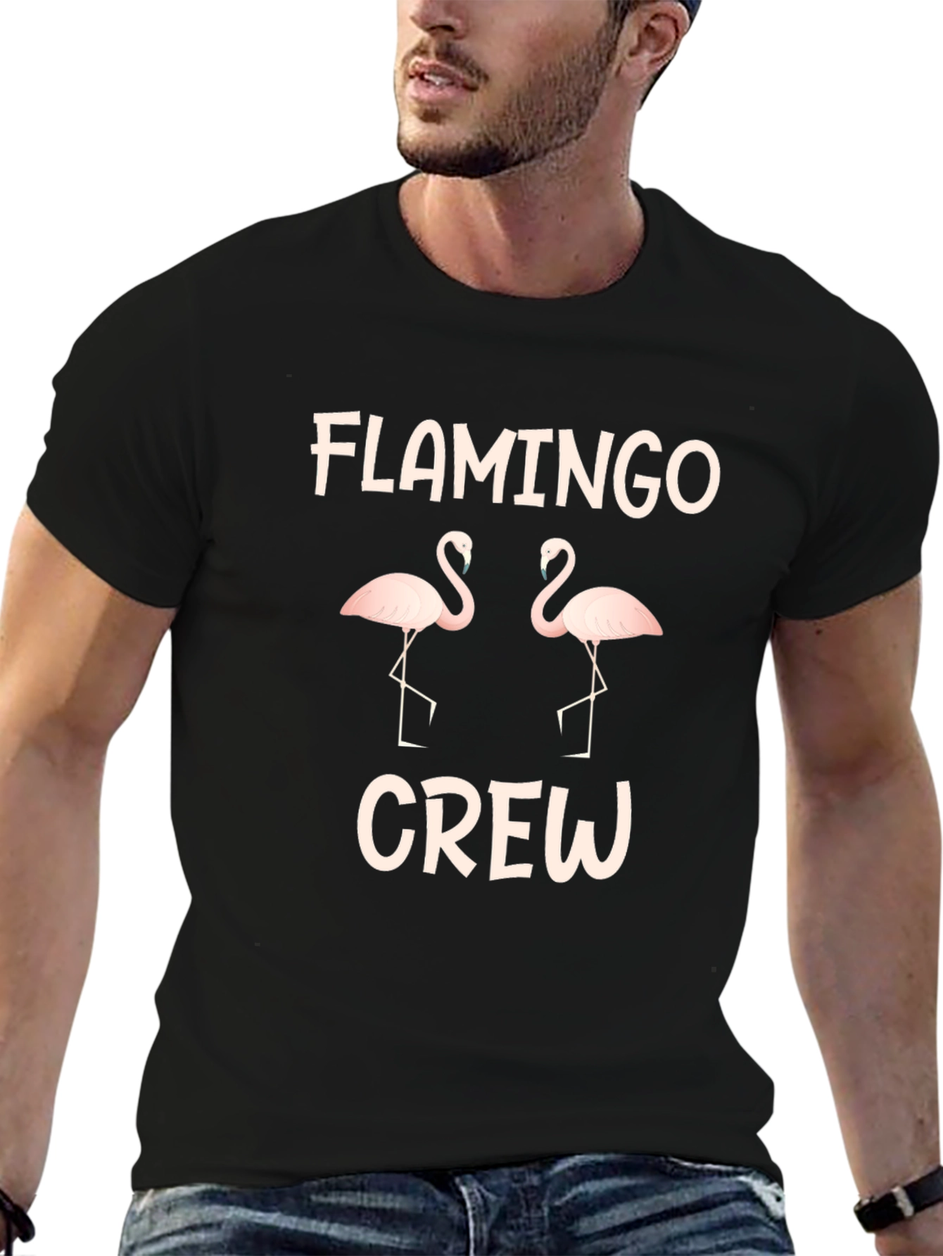 Flamingo Crew T-Shirt - Stylish & Fun