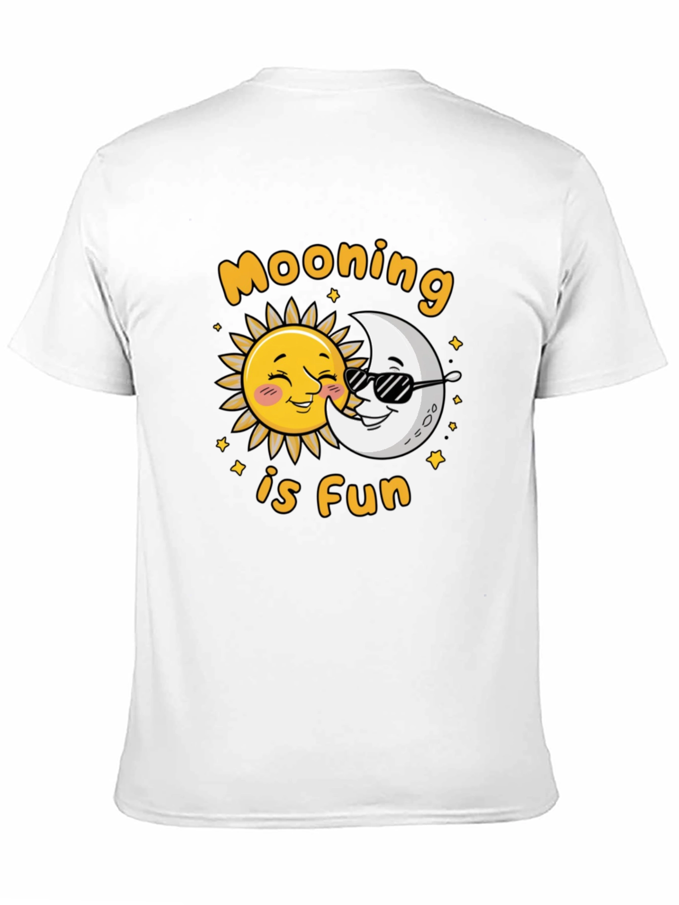 Moons is Fun Black T-Shirt