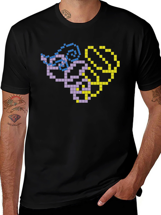 Pixel Art DNA T-Shirt - Geek Chic
