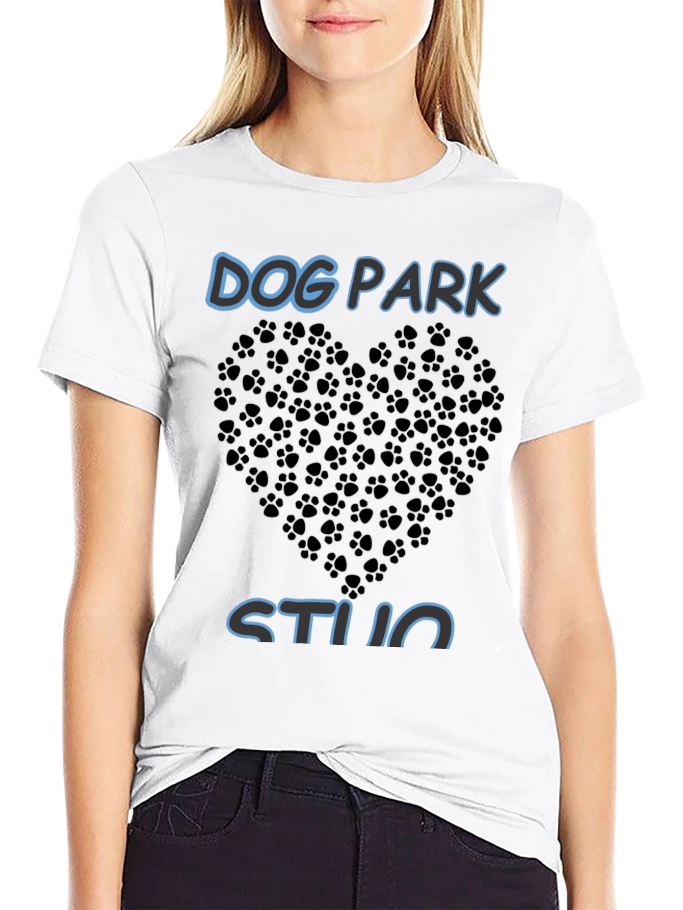 Dog Park Studio Black Crewneck T-shirt