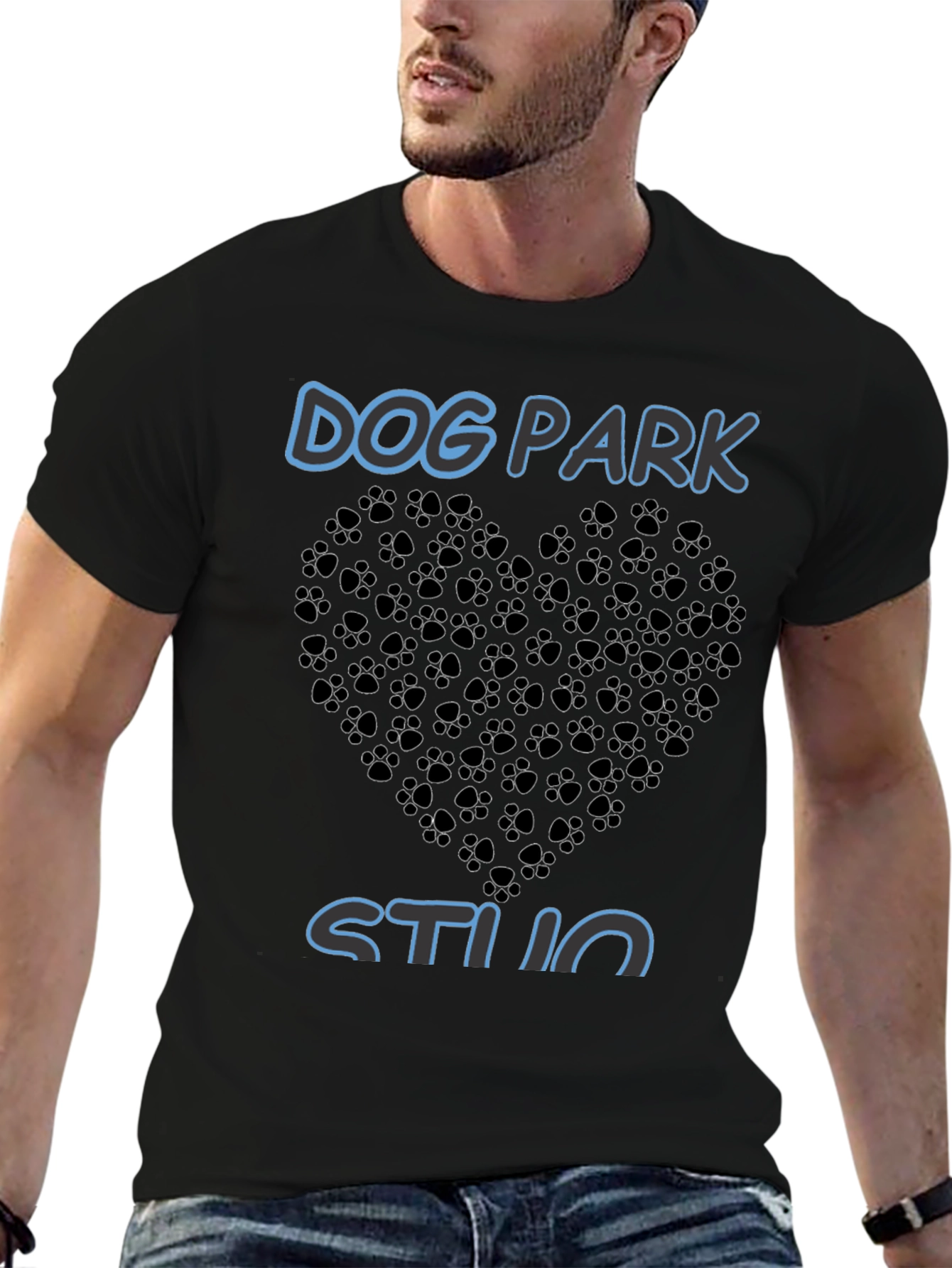 Dog Park Studio Black Crewneck T-shirt