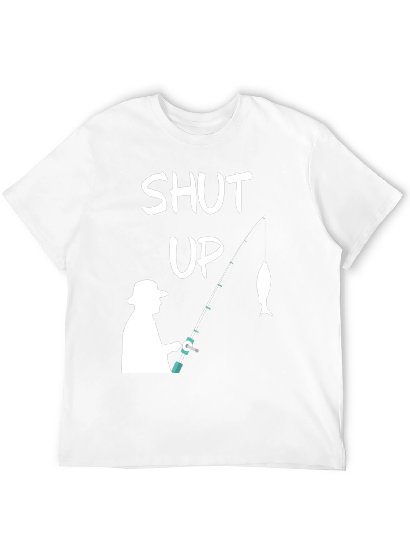 Shut Up Fishing T-Shirt - Funny Angler Tee