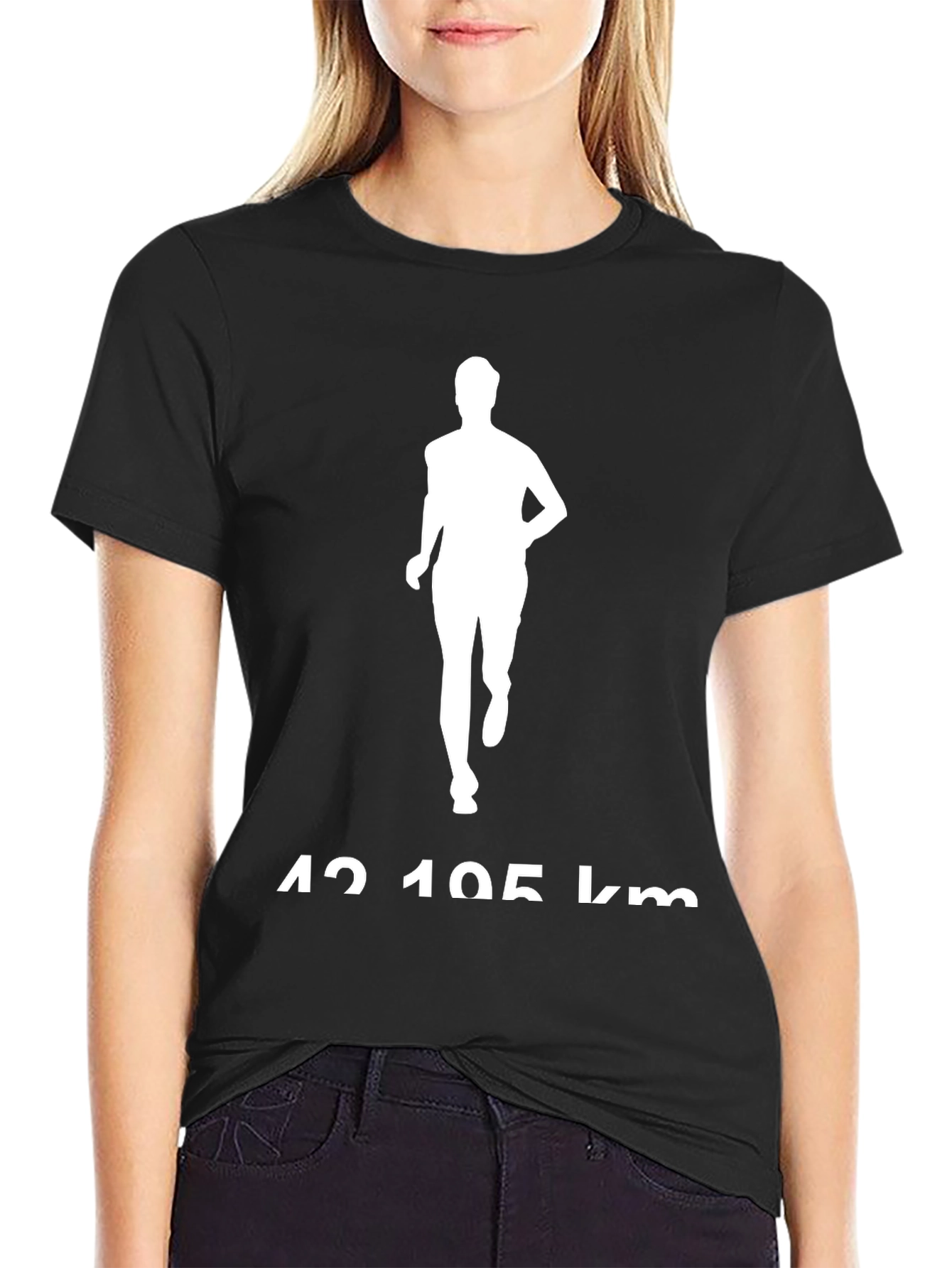 Marathon Runner Graphic Tee - 42.195 km Distance
